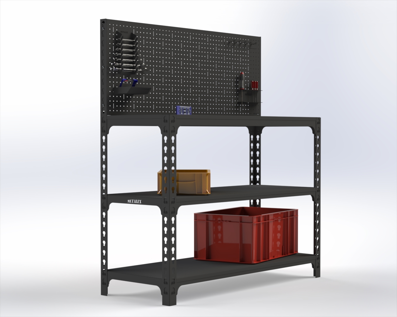 Изображение товара Стол-верстак Metalex 111752 950x1100x600 мм с аксессуарами