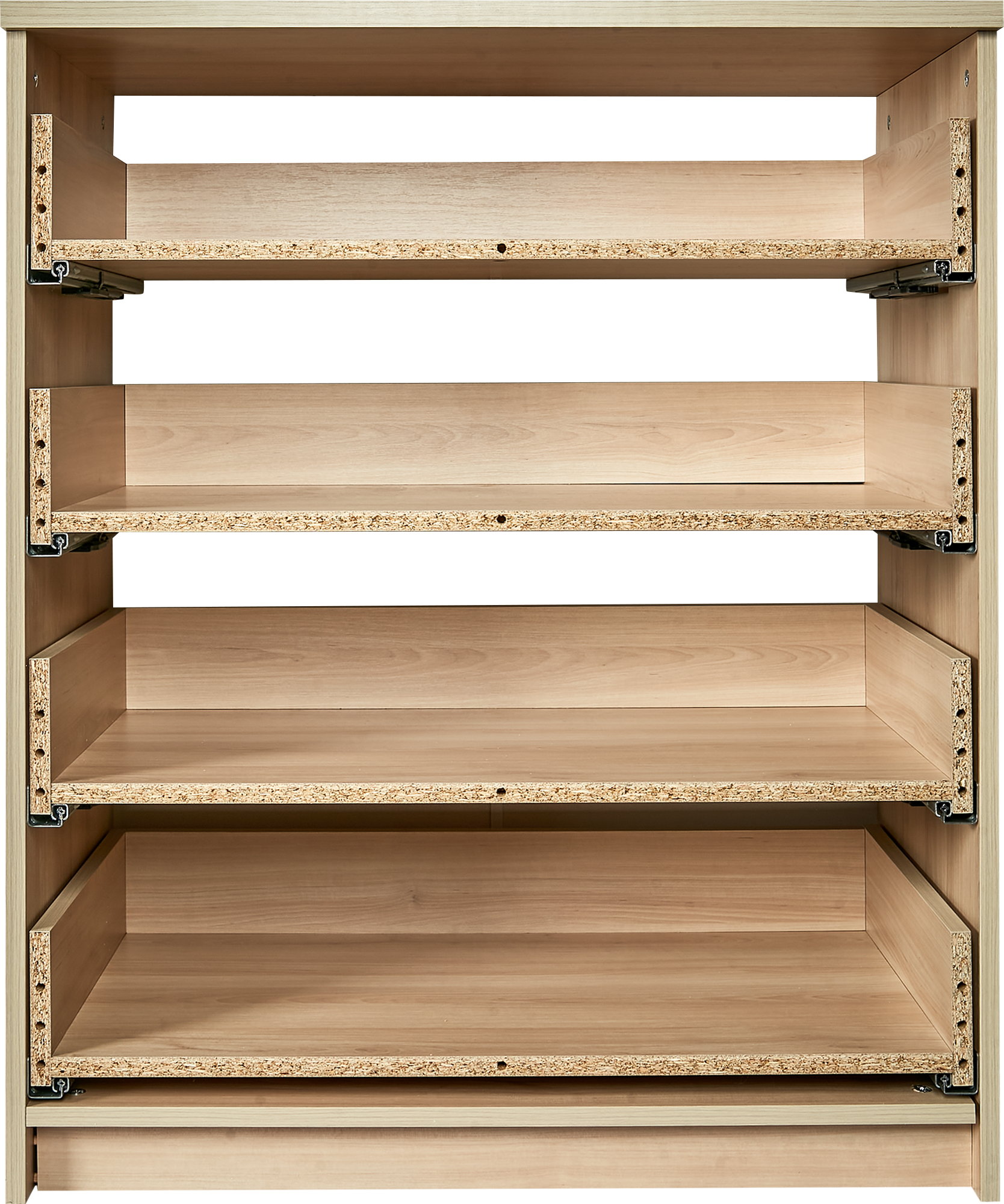 Каркас комода 4 ящика 80x99x44.3 см ЛДСП цвет дуб комано - 7