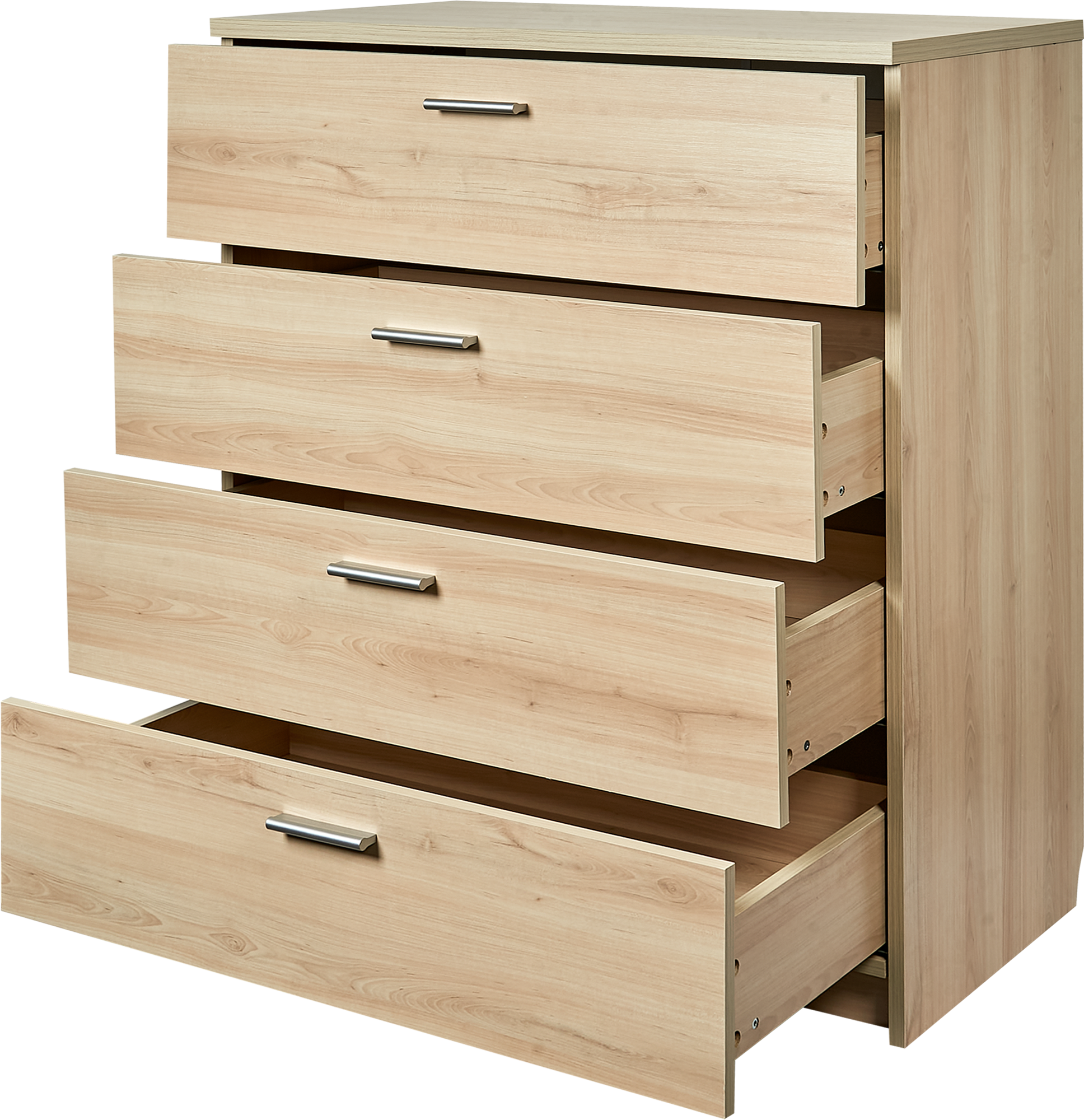 Каркас комода 4 ящика 80x99x44.3 см ЛДСП цвет дуб комано - 4