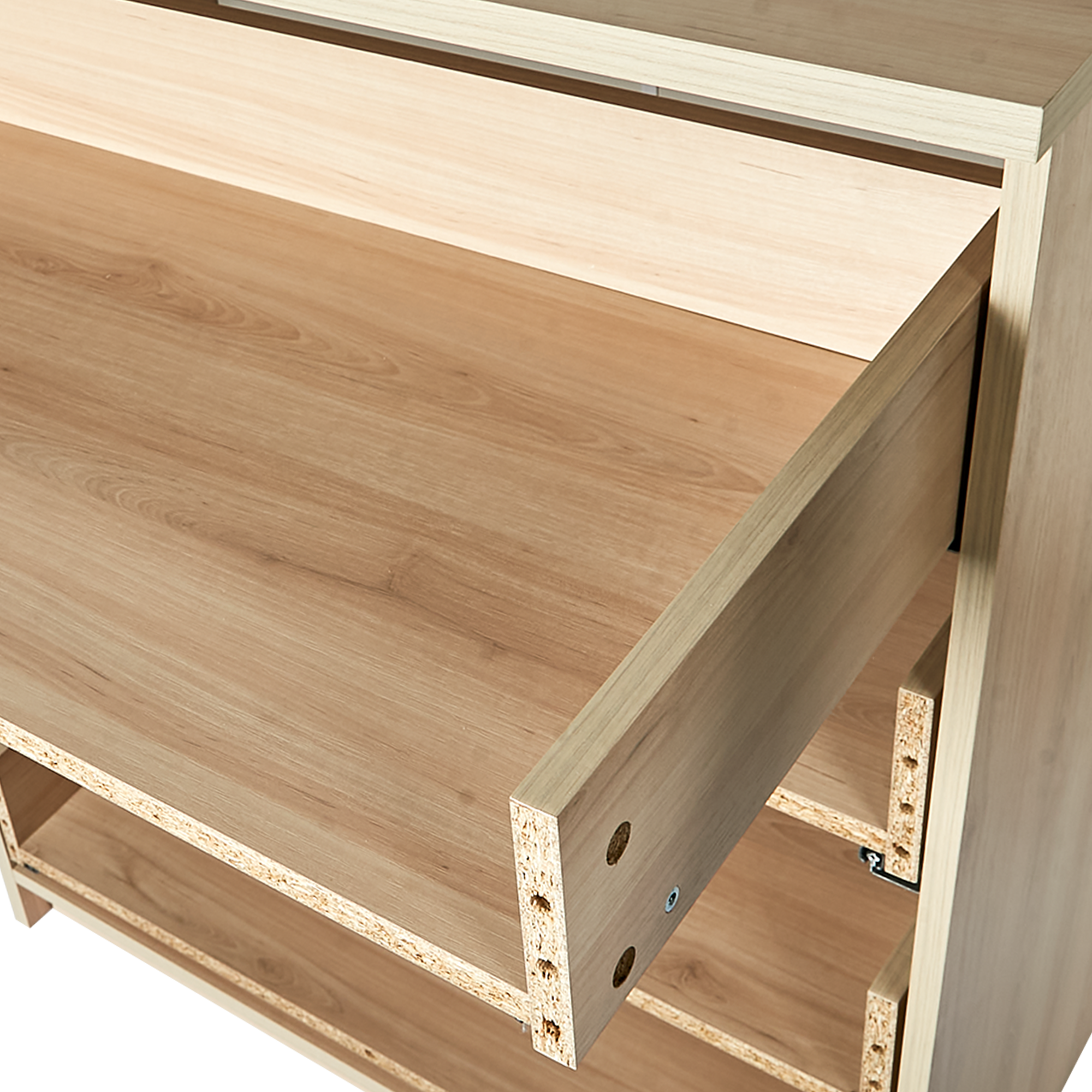 Каркас комода 4 ящика 80x99x44.3 см ЛДСП цвет дуб комано - 8