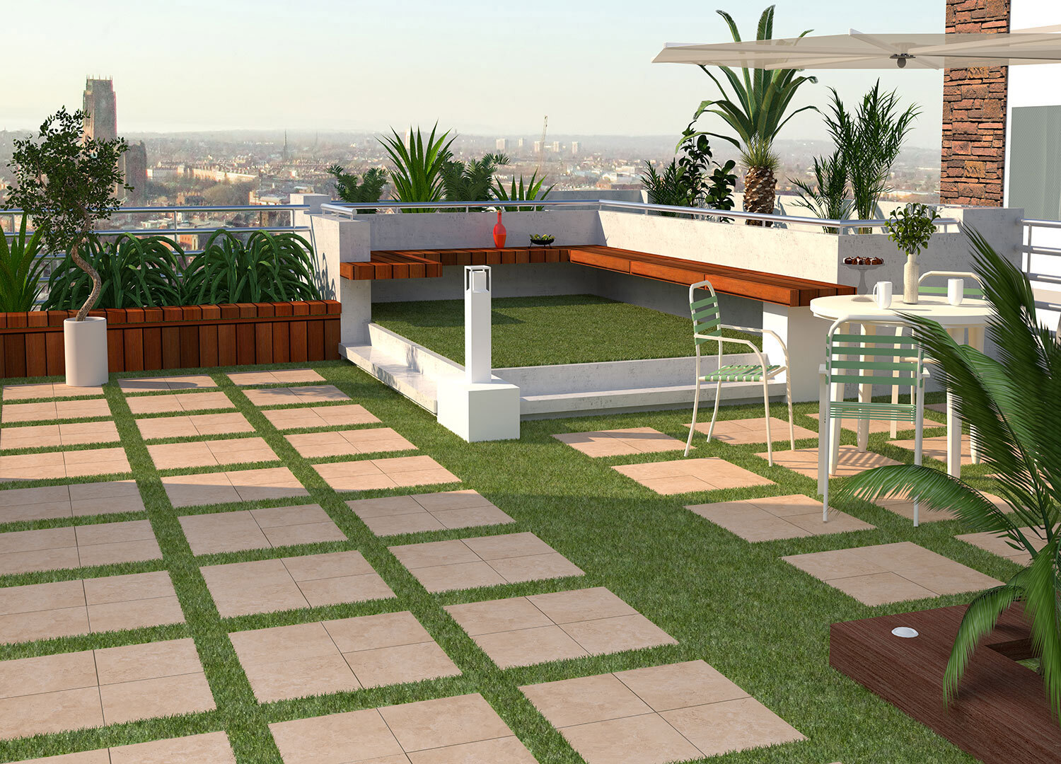 Изображение товара Керамогранит КЕРАМОПРО Traversa Dark Cream 60x60 см для пола и стен