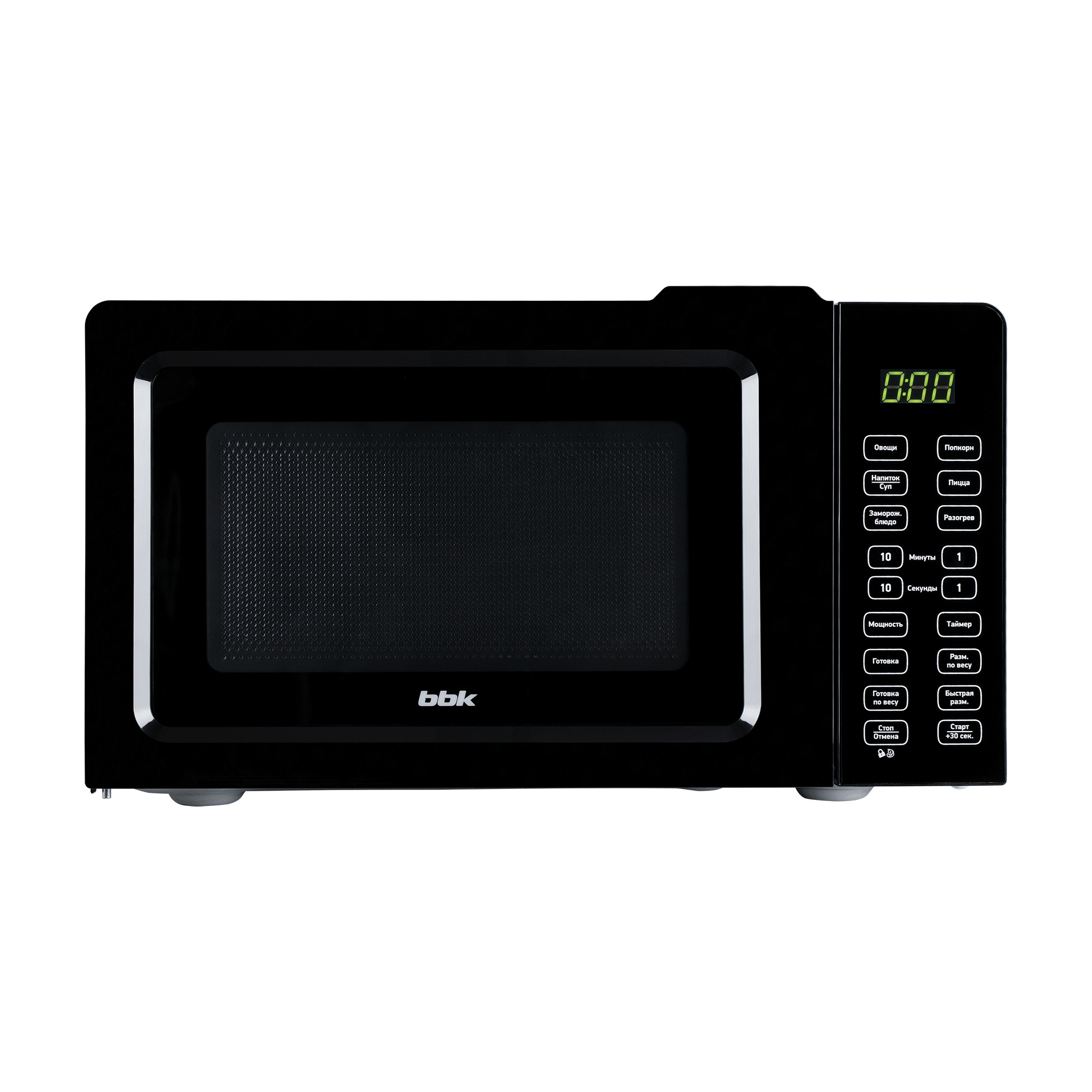 Изображение товара Отдельностоящая микроволновая печь BBK 17MWS-786S/B черная 17 л
