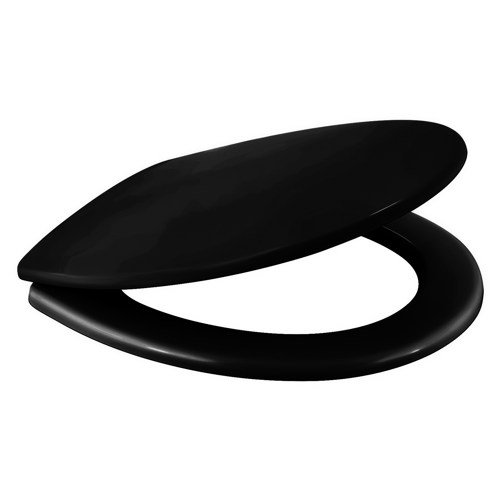 Изображение товара Сиденье для унитаза Esse Black PP черное с системой Soft-Close и Quick-Release