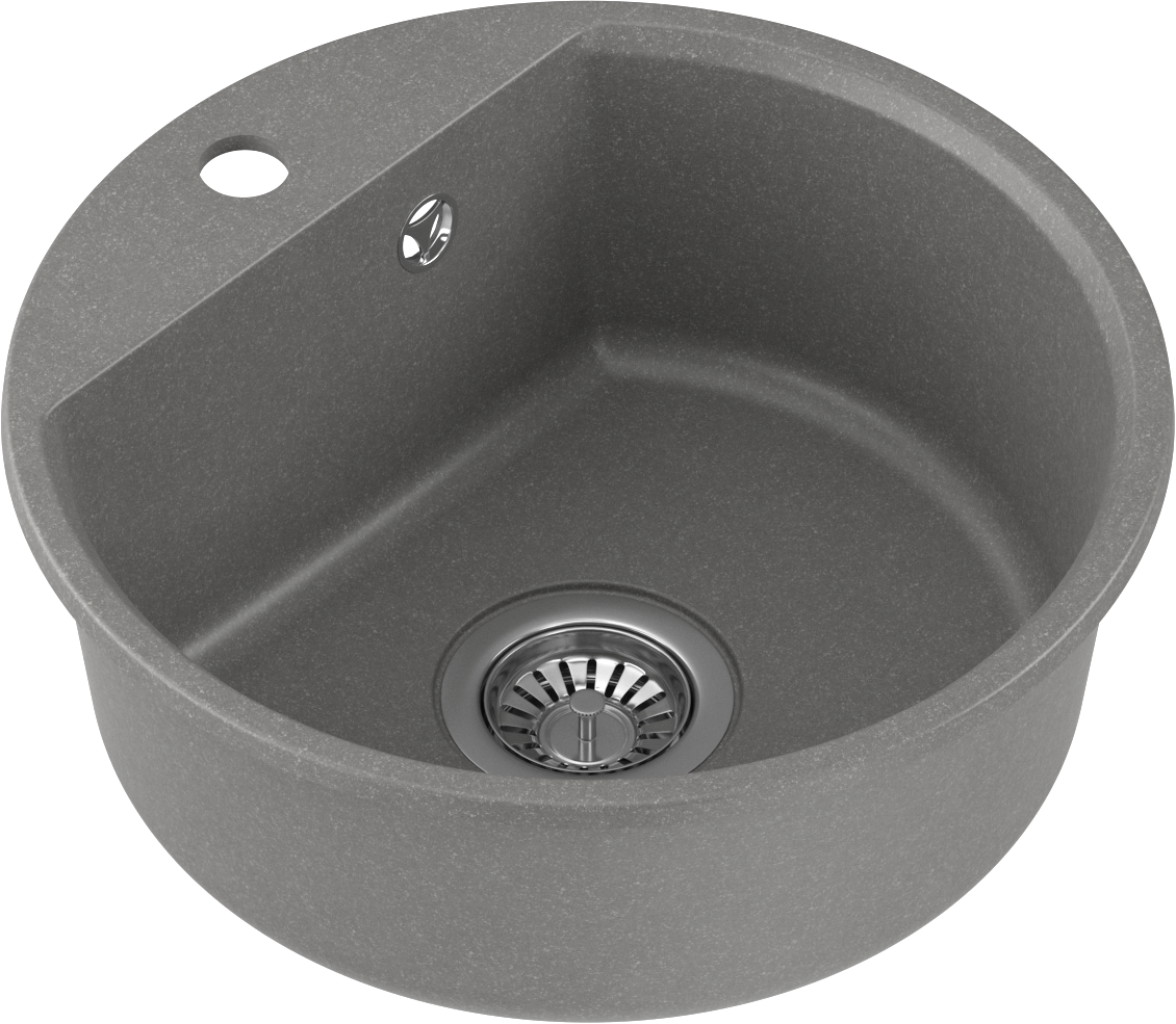 Изображение товара Мойка кухонная Nova NOVA 44 44x44 см кварцевый песок серый матовая