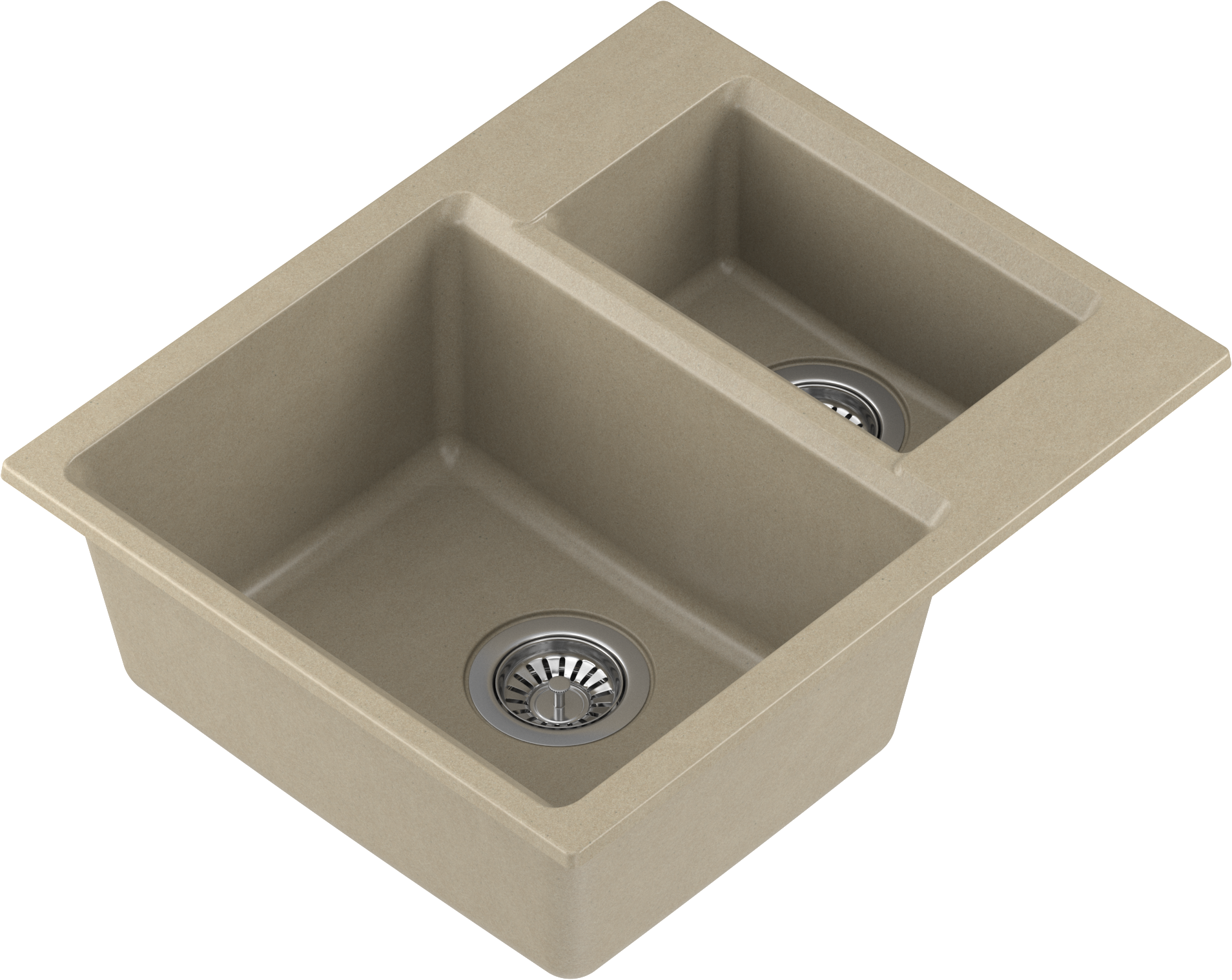 Изображение товара Мойка для кухни Nova Nova ЭВА 59x48 см глубина чаши 19 см кварцевый песок цвет бежевый