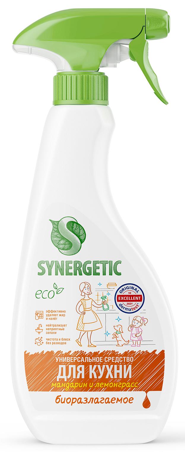 Изображение товара Универсальное чистящее средство для кухни Synergetic Мандарин и лемонграсс 500 мл Изображение товара Универсальное чистящее средство для кухни Synergetic Мандарин и лемонграсс 500 мл