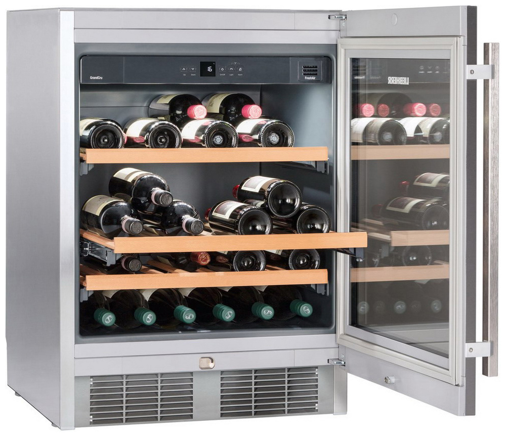 Изображение товара Встраиваемый винный шкаф Liebherr 46 бутылок нержавеющая сталь