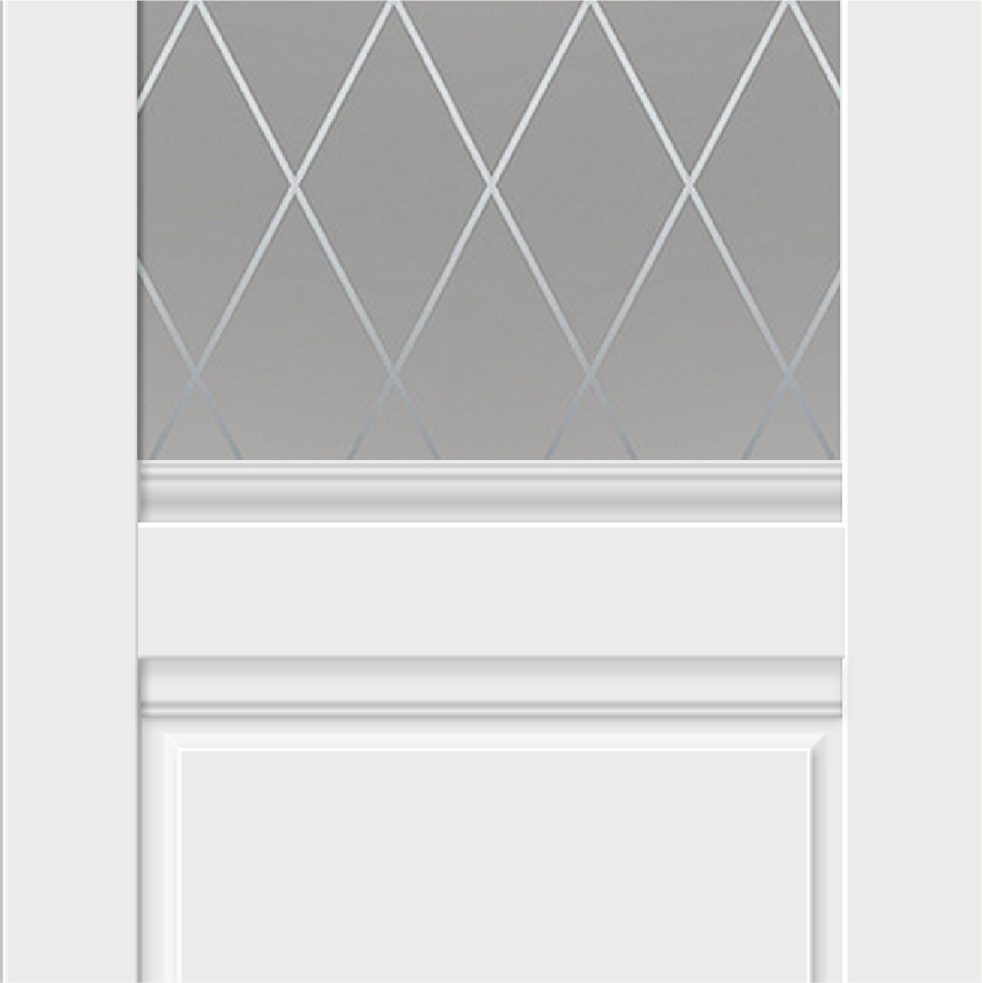 Изображение товара Дверь межкомнатная Velldoris Alto 2V остеклённая 200x80см ПВХ цвет белый без замка и петель