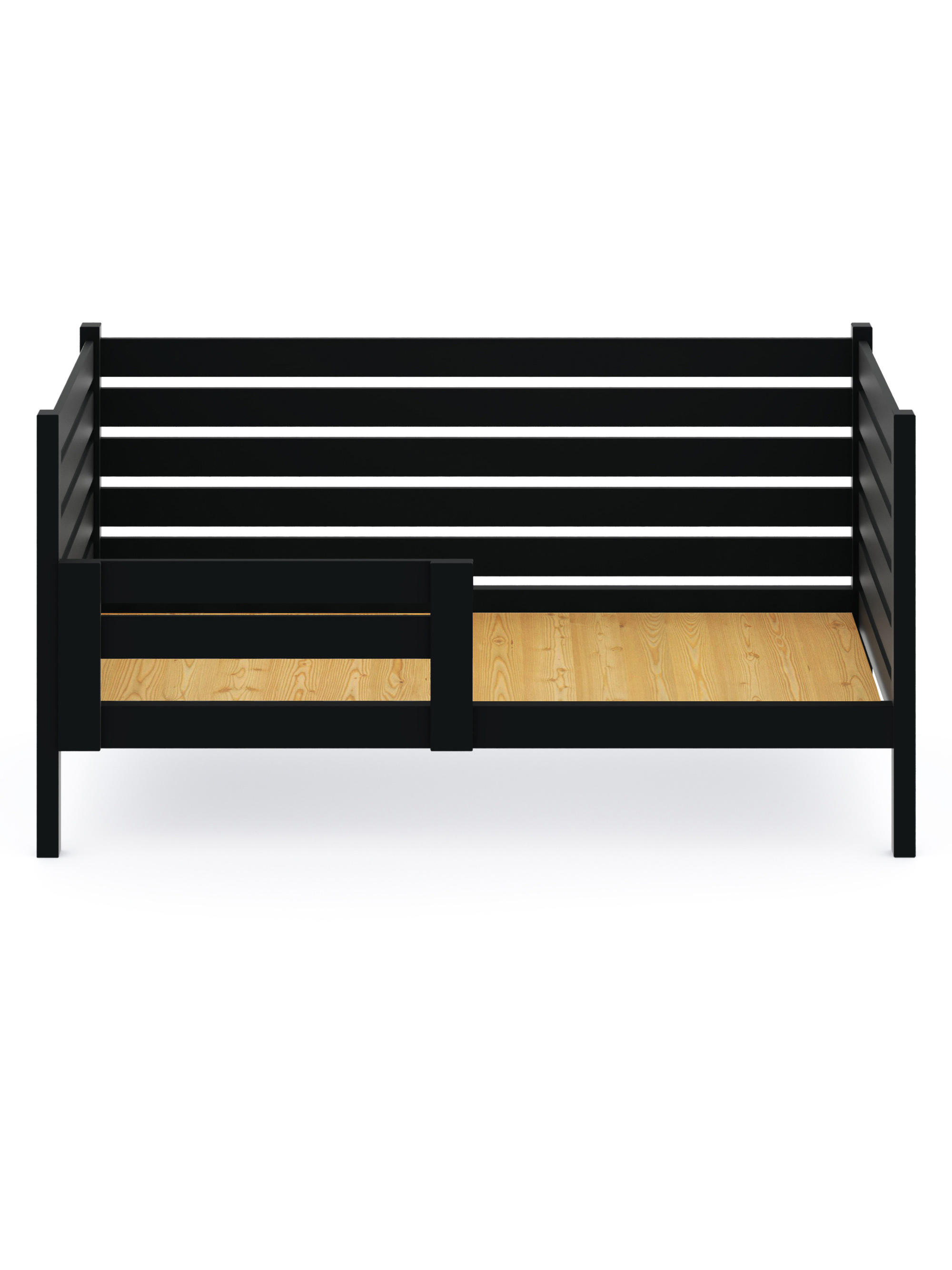 Изображение товара Кровать Solarius Det-spin70-180ser-full 80 x 101 x 190 см сосна цвет серый