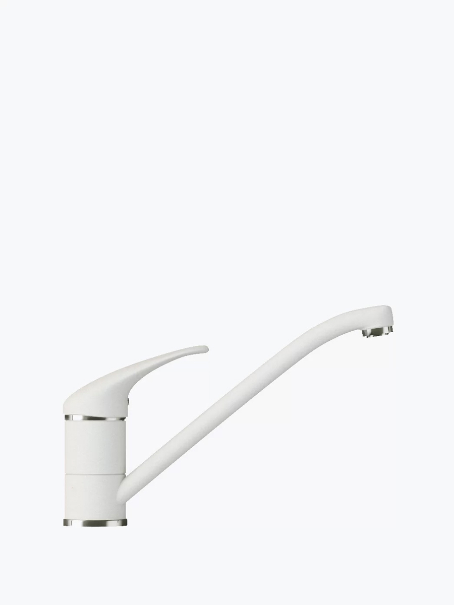 Изображение товара Смеситель для кухни Polygran 660694 поворотный излив 17 см цвет белый