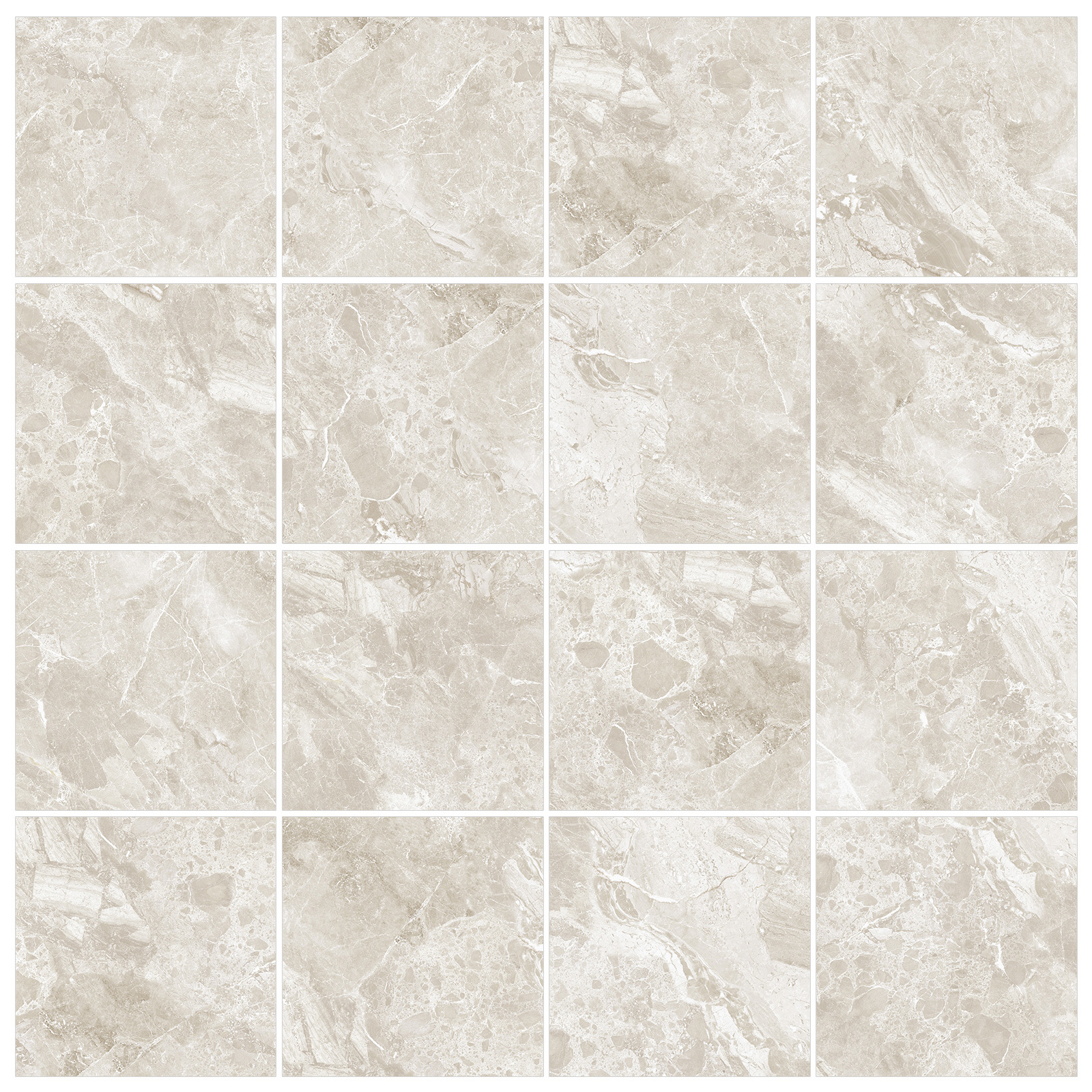 Изображение товара Керамогранит Greiny 6060GRY11M 60x60 см имитация мрамора египетского для пола и стен