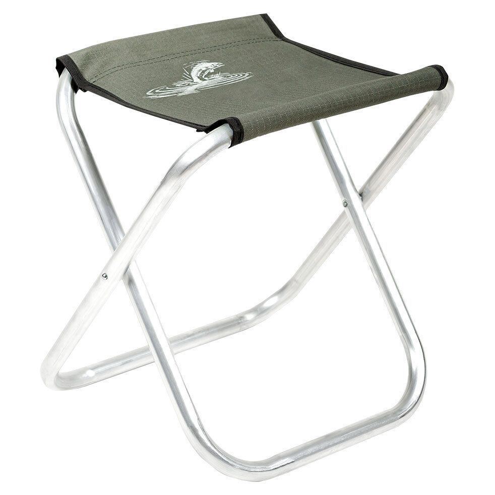 Изображение товара Табурет складной Нпо кедр МАХ 26 см x 30 см x 38.5 см алюминий зеленый