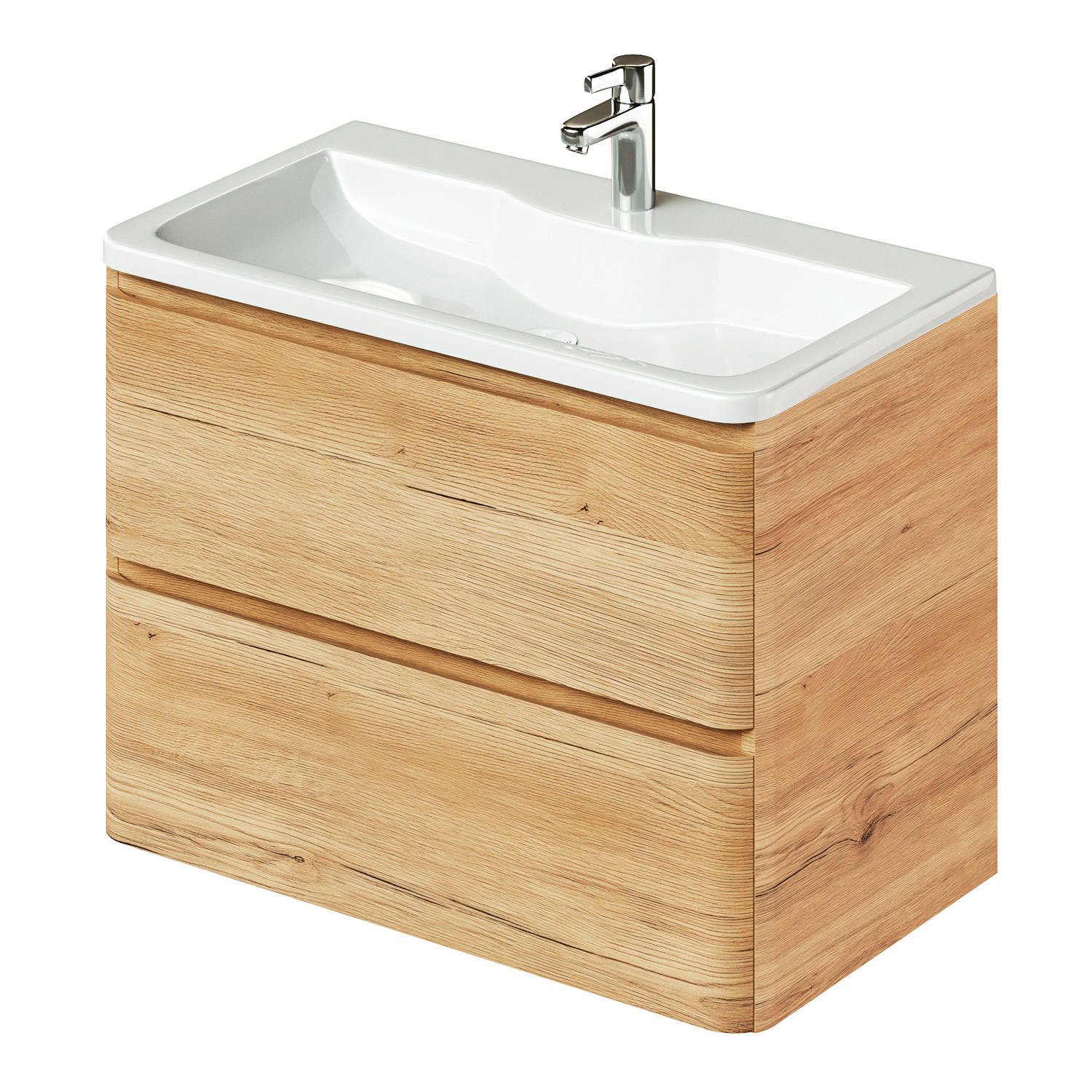 Изображение товара Тумба под раковину Итана 4657826226570 с раковиной бежевый подвесная Россиа