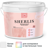 Изображение товара Штукатурка декоративная Parade Sherlis 8 кг цвет белый