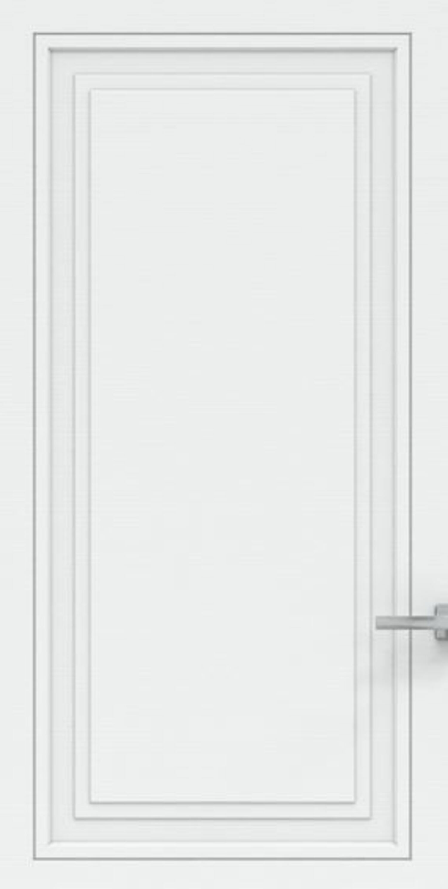 Изображение товара Дверь межкомнатная Бизнес парк Piramida 1 глухая 80x200см ПВХ цвет арктик без замка и петель