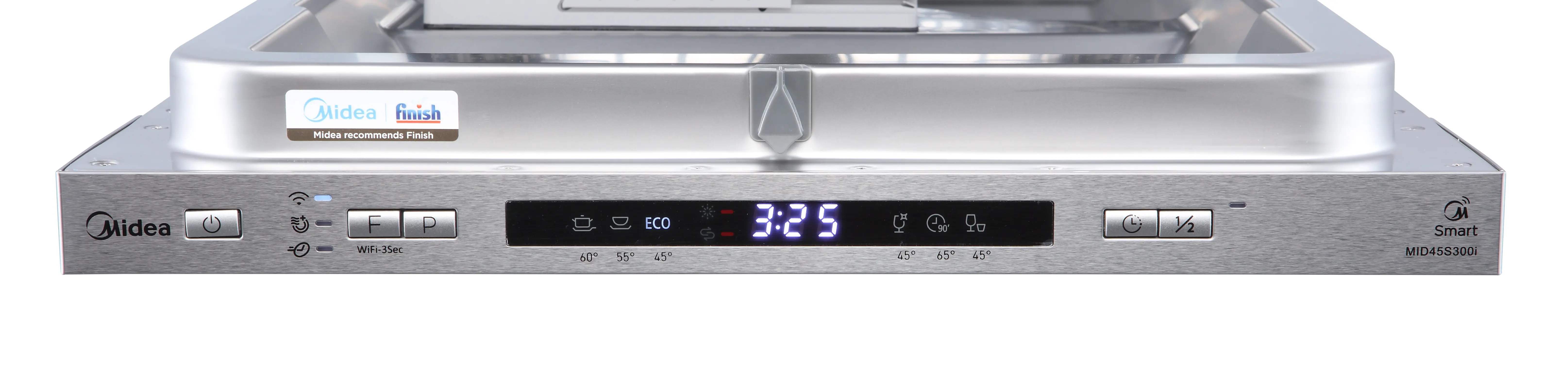 Встраиваемая посудомоечная машина Midea MID45S300I 45 см 6 программ цвет серебро - 2