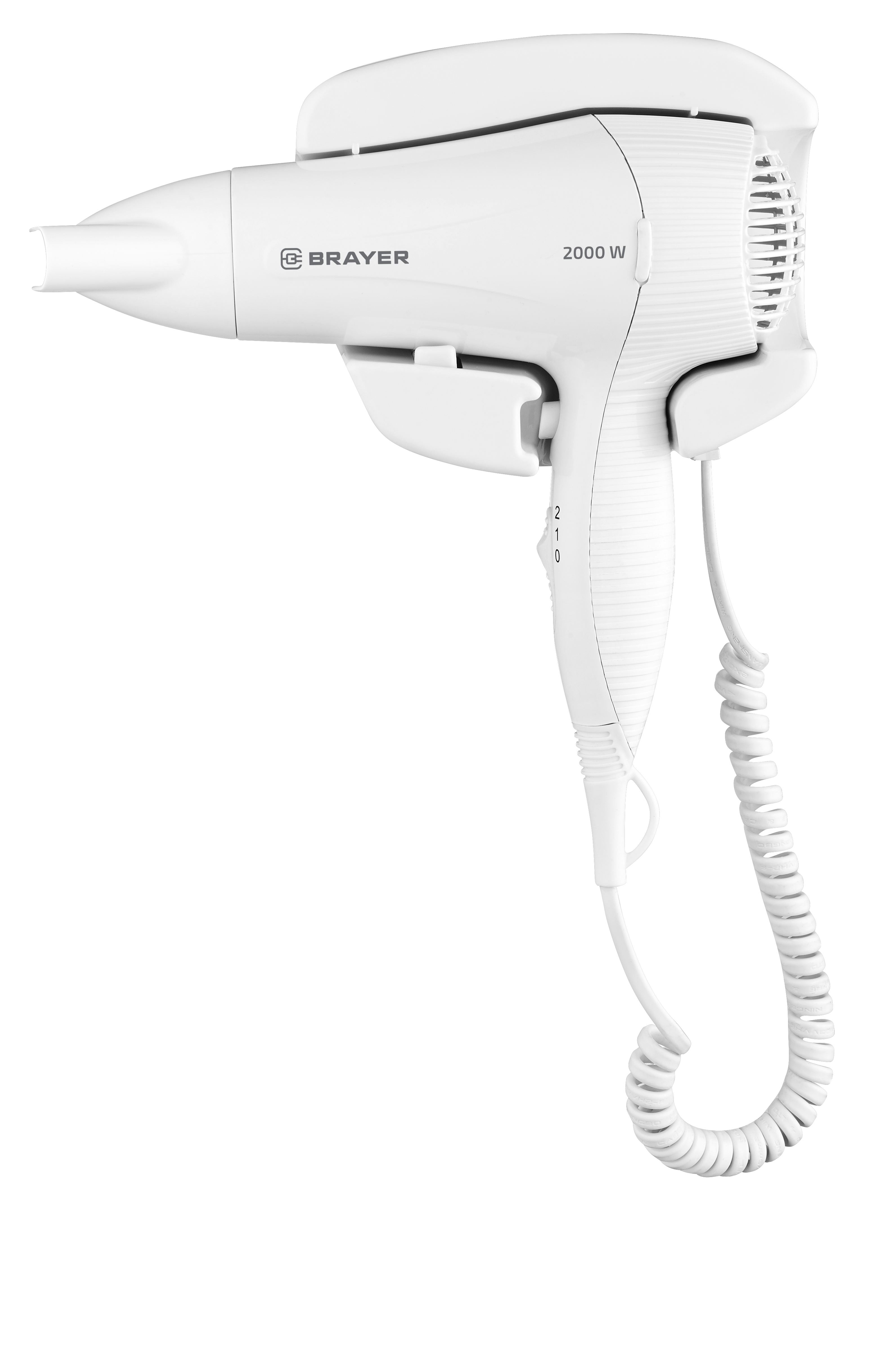 Изображение товара Фен BRAYER 3021BR 2 скорости 2 режима цвет белый