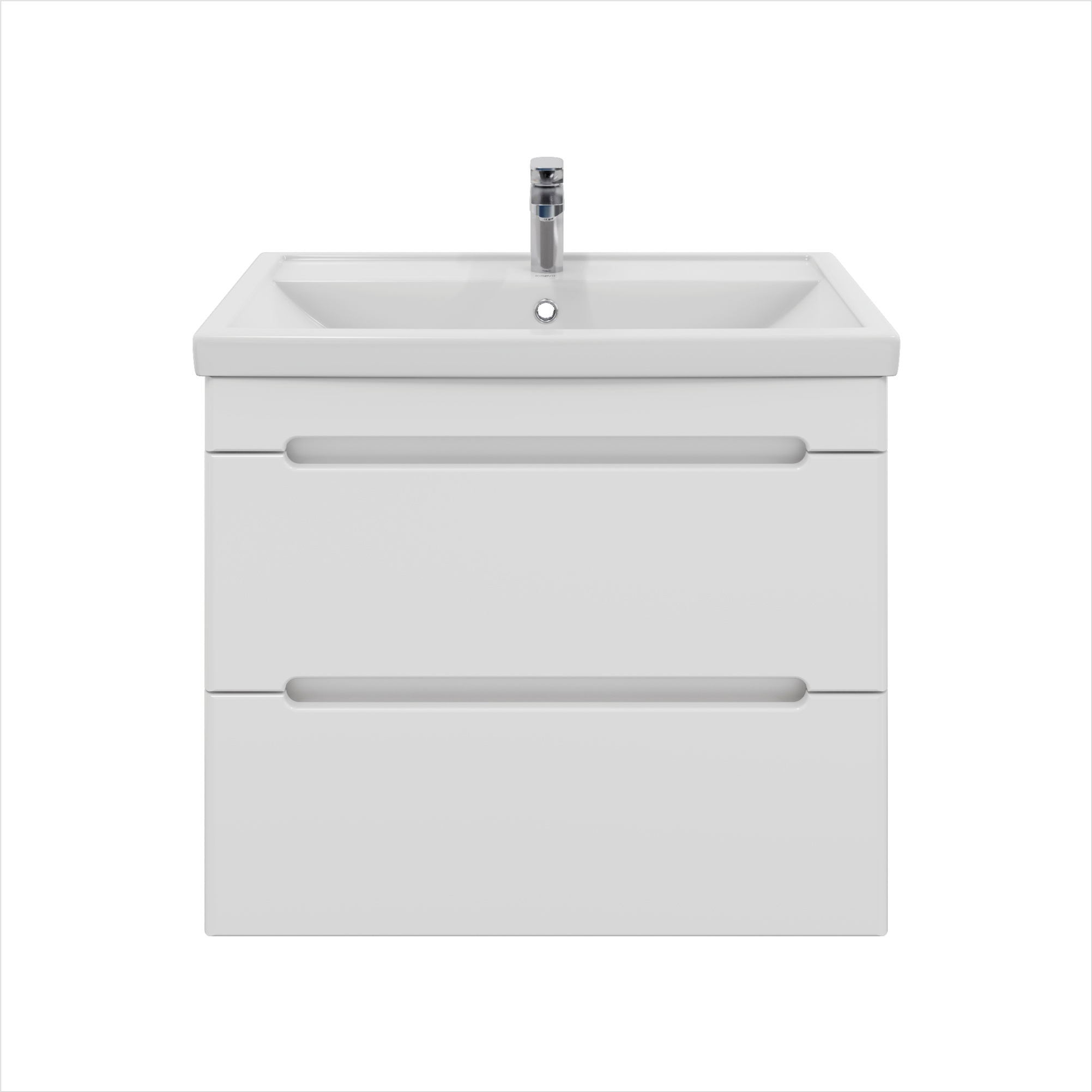 Изображение товара Тумба с раковиной RUVANN BRAVA 80 раковина Фостер 80 в ванную подвесная цвет белый