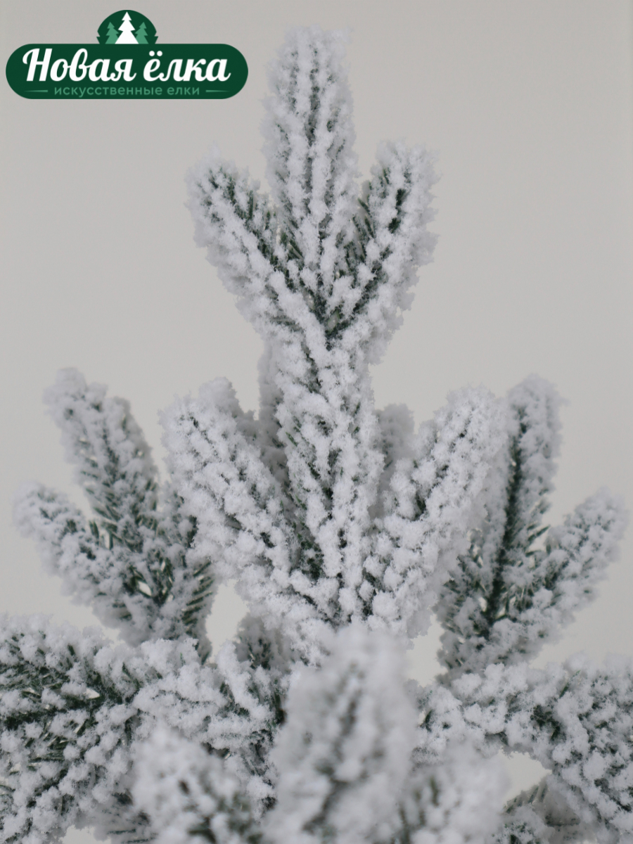 Изображение товара Ель новогодняя искусственная Новая ёлка 54210S Байкальская премиум заснеженная 210 см