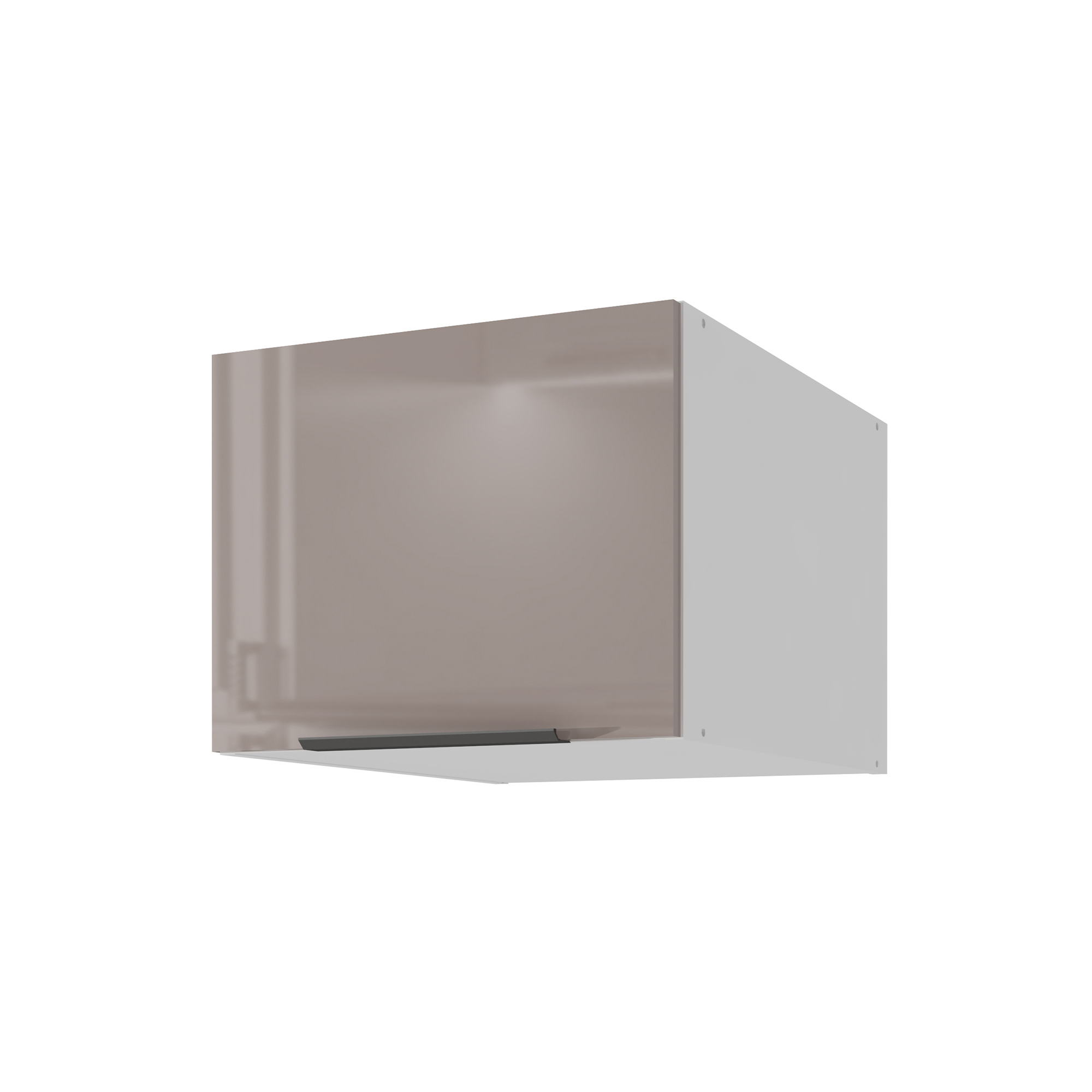 Изображение товара Кухонный модуль навесной антресольный Beneli COLOR Капучино глянец/Белый 45х57.6х36 см 1 шт.