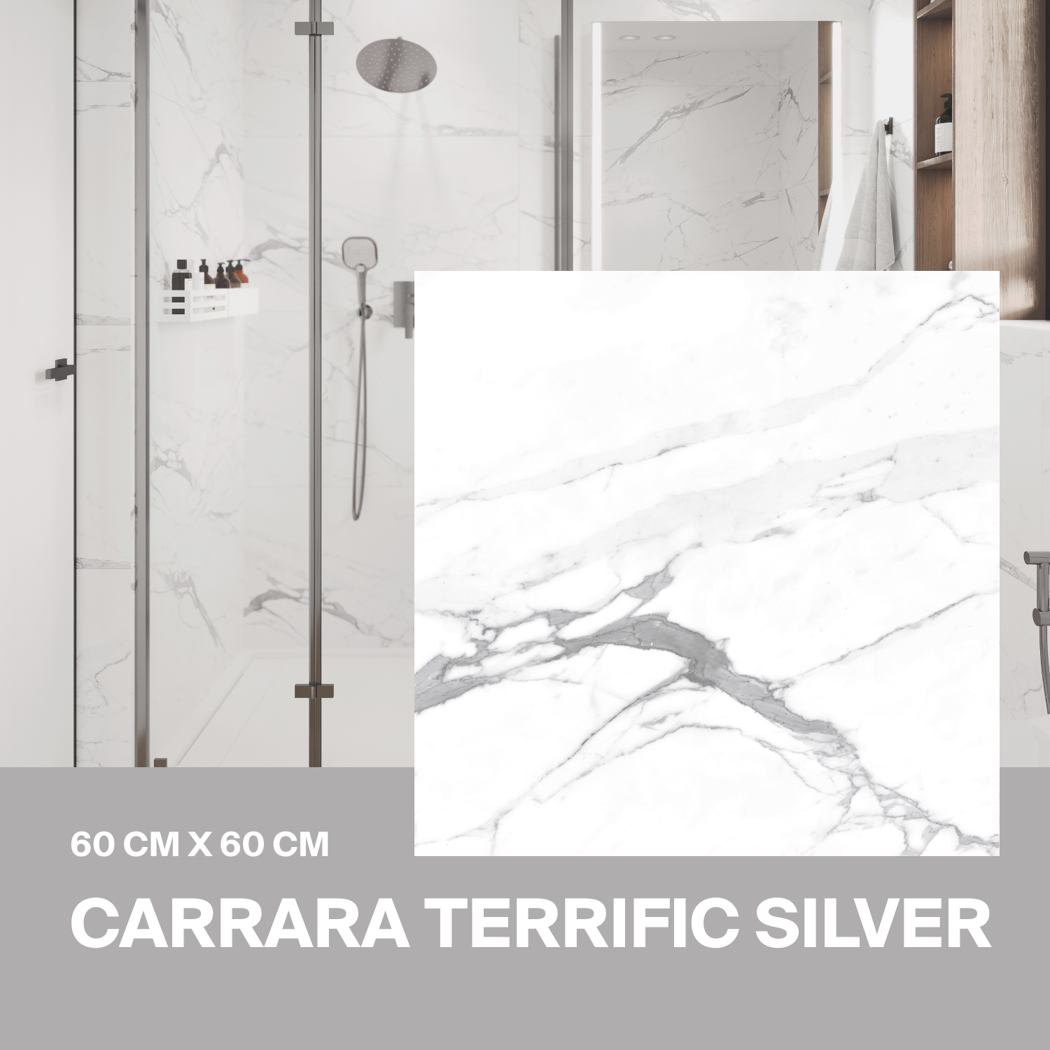 Изображение товара Керамогранит Ceradim Carrara х9999304542 60x60см цвет бежевый Изображение товара Керамогранит Ceradim Carrara х9999304542 60x60см цвет бежевый