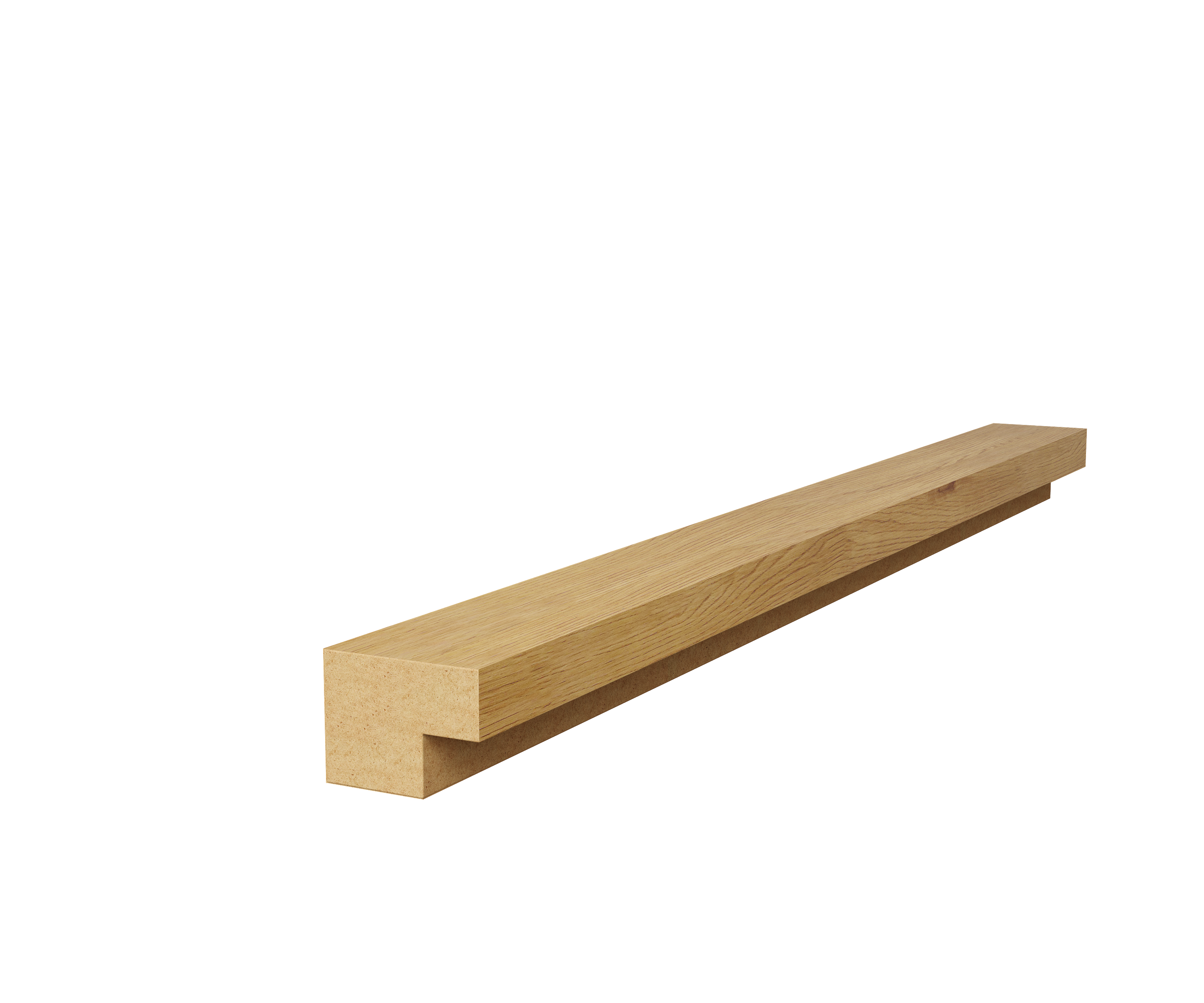 Изображение товара Торцевая рейка Cosca décor Сканди для акустической панели 25x19x1350мм цвет дуб медный