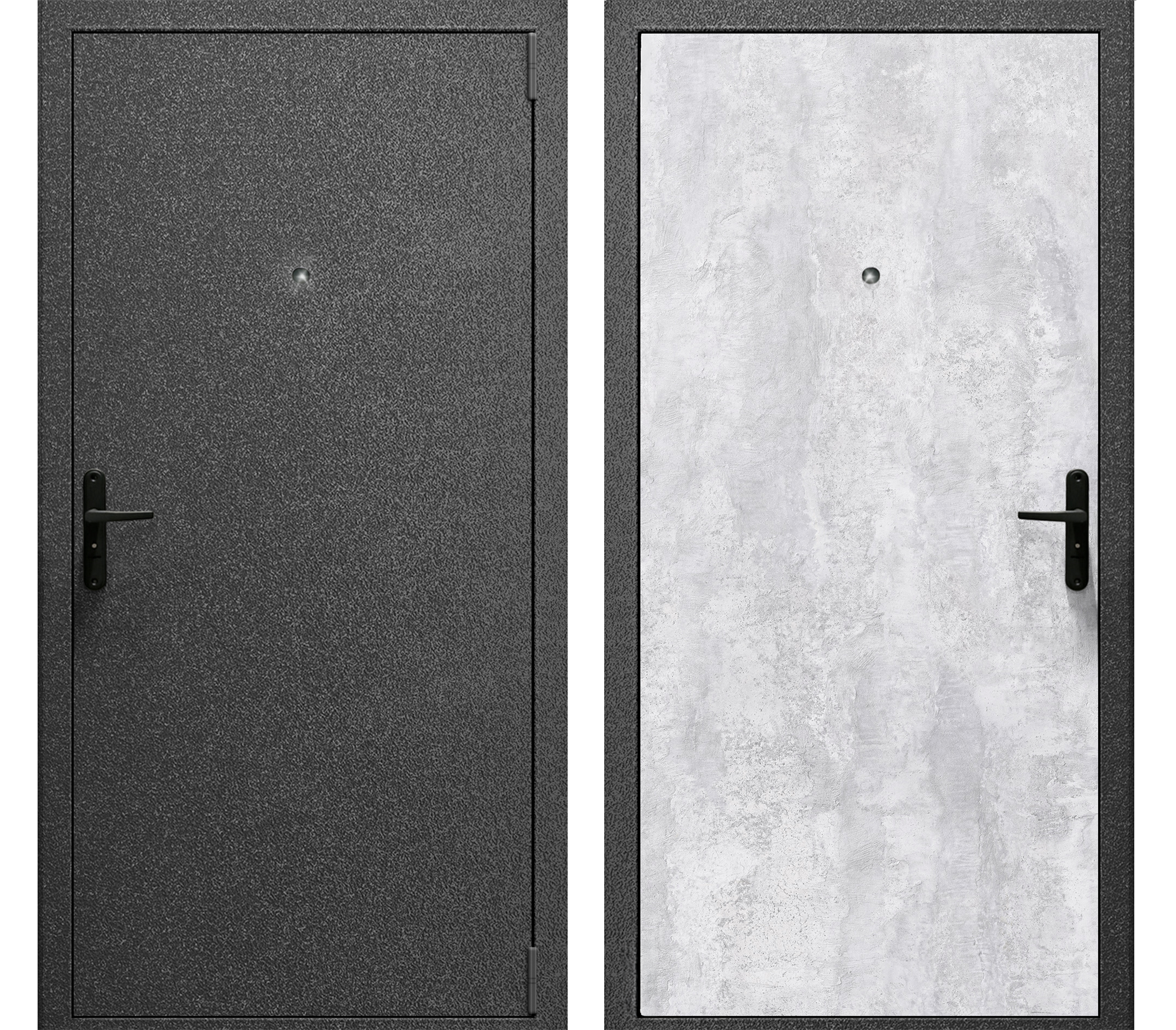 Изображение товара Входная дверь Такт-Тайм Комфорт Лайт 5 Антик серый/Цемент светлый 190x95