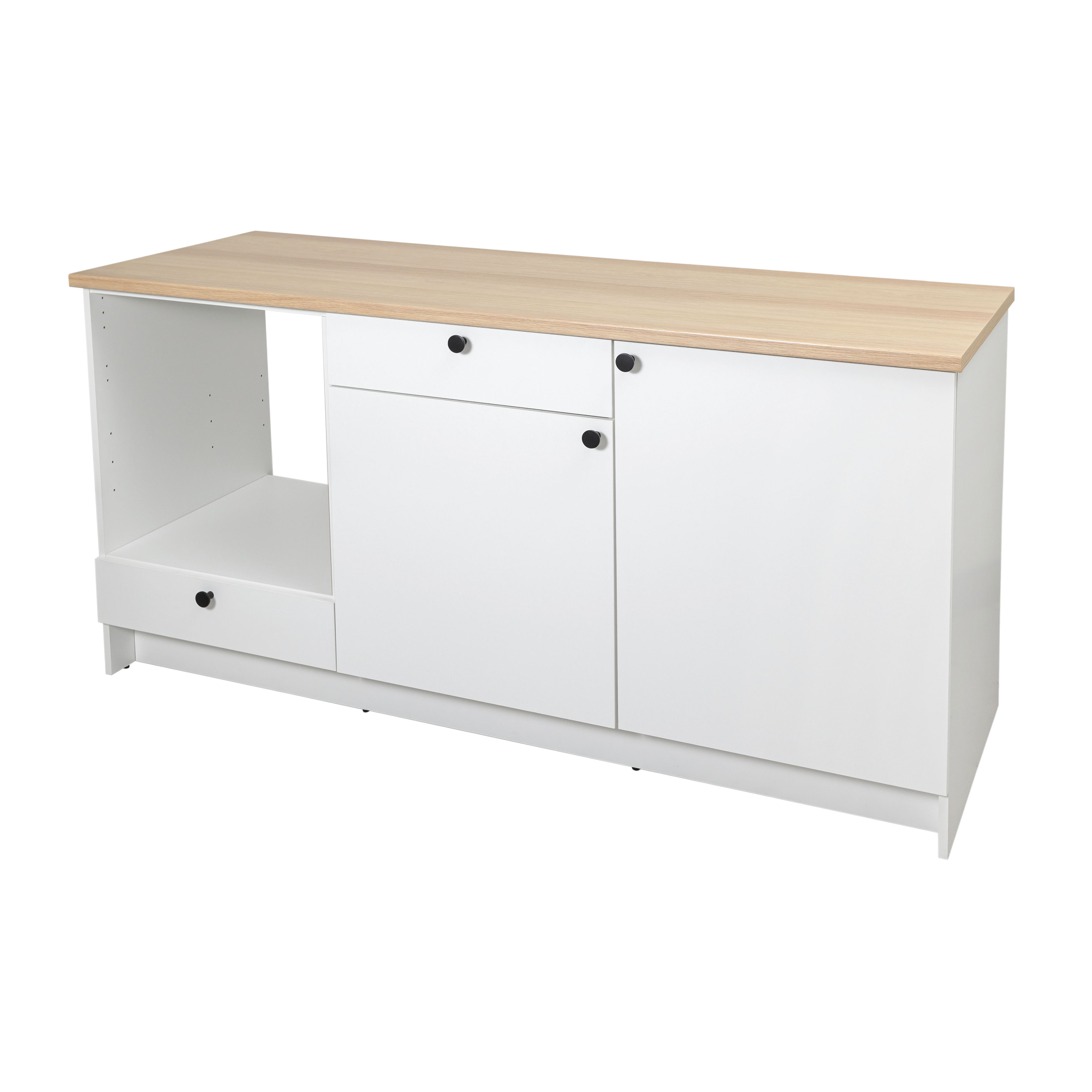 Изображение товара Кухонный шкаф для духовки Solna Liva 180 x 91 x 61 см ЛДСП цвет белый