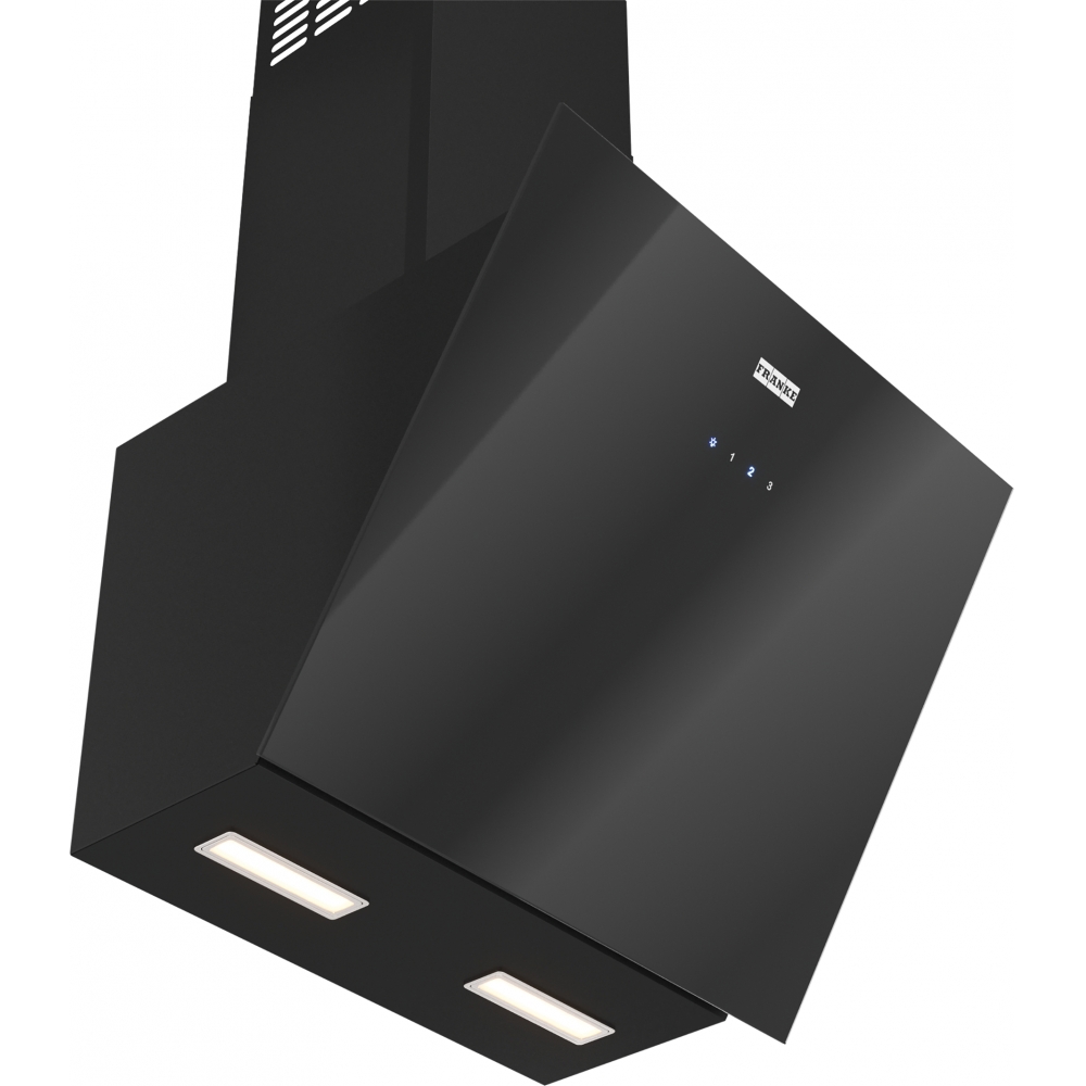 Изображение товара Наклонная вытяжка Franke LENS BK 50 59 см черная современная кухня