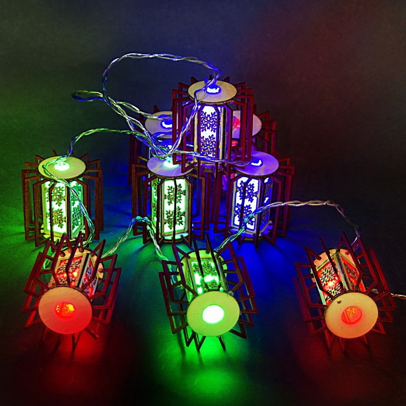 Изображение товара Электрогирлянда комнатная Sneha A-451 2м разноцветная с 10 LED