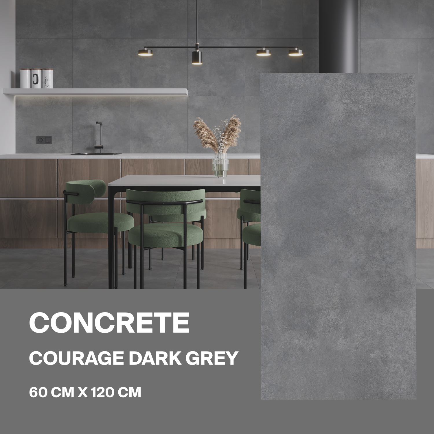 Изображение товара Керамогранит Ceradim Concrete х9999304622 60x120см цвет серый/серебристый Изображение товара Керамогранит Ceradim Concrete х9999304622 60x120см цвет серый/серебристый