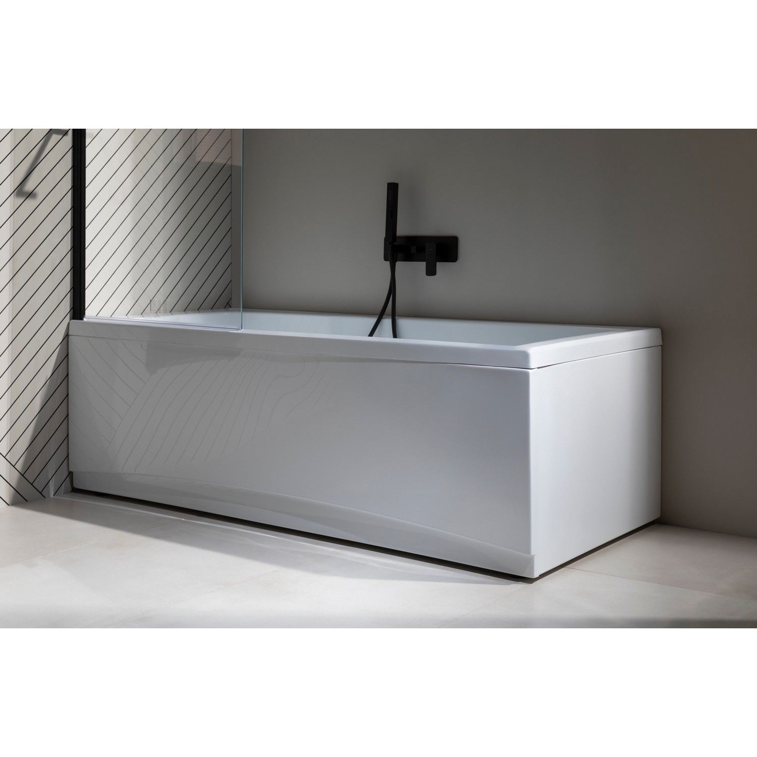 Изображение товара Ванна акриловая Aquanet Bright 180x75 Комплект 4 в 1: Ванна, каркас, фронтальная и боковая панели