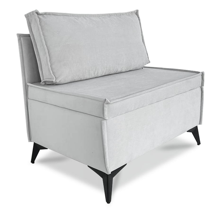 Изображение товара Кресло EL TODO ВЕНТУРА светло-серое с ящиком для хранения Россия