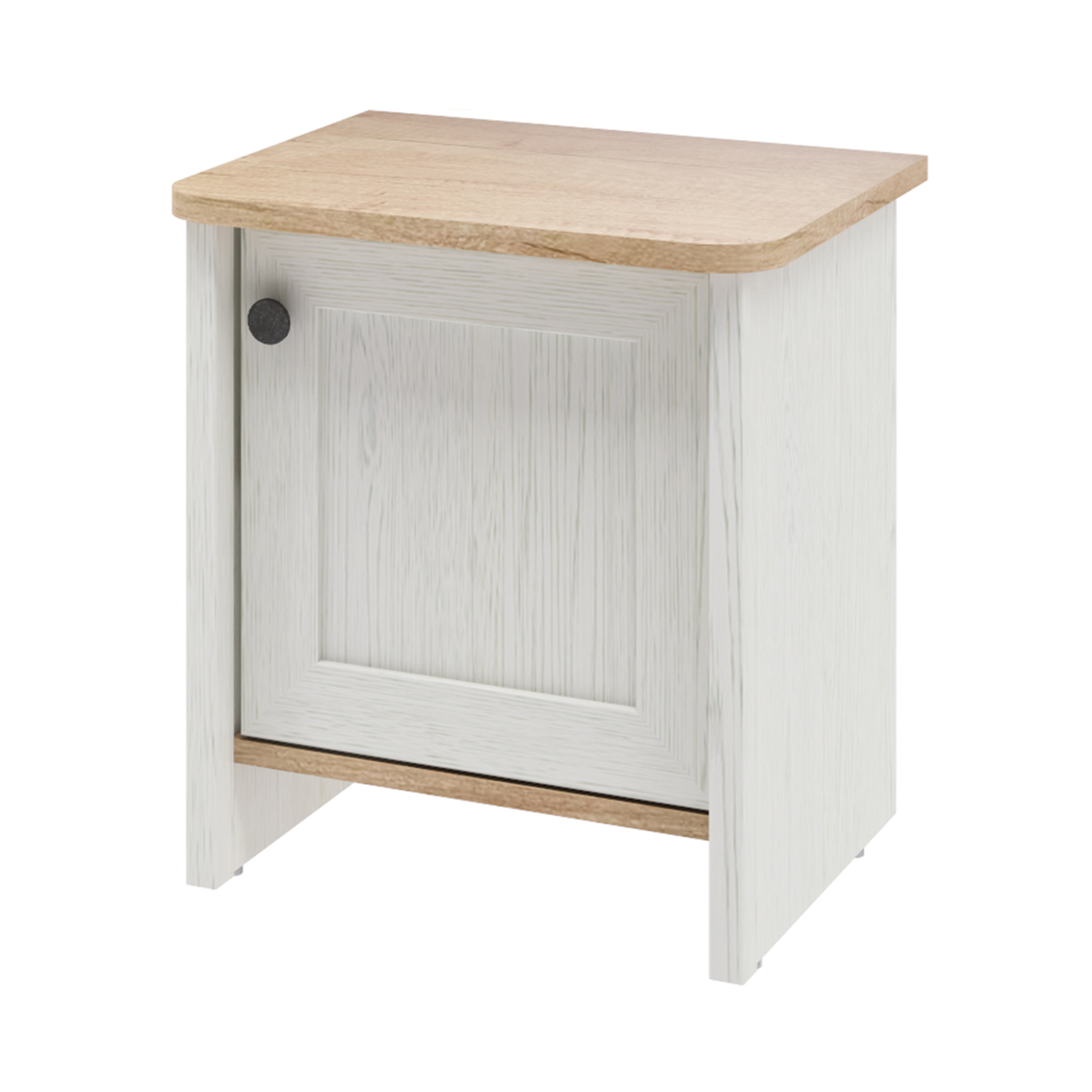 Изображение товара Тумба прикроватная Beneli Тифани 45x49x38 см 1 ящик дсп цвет белый