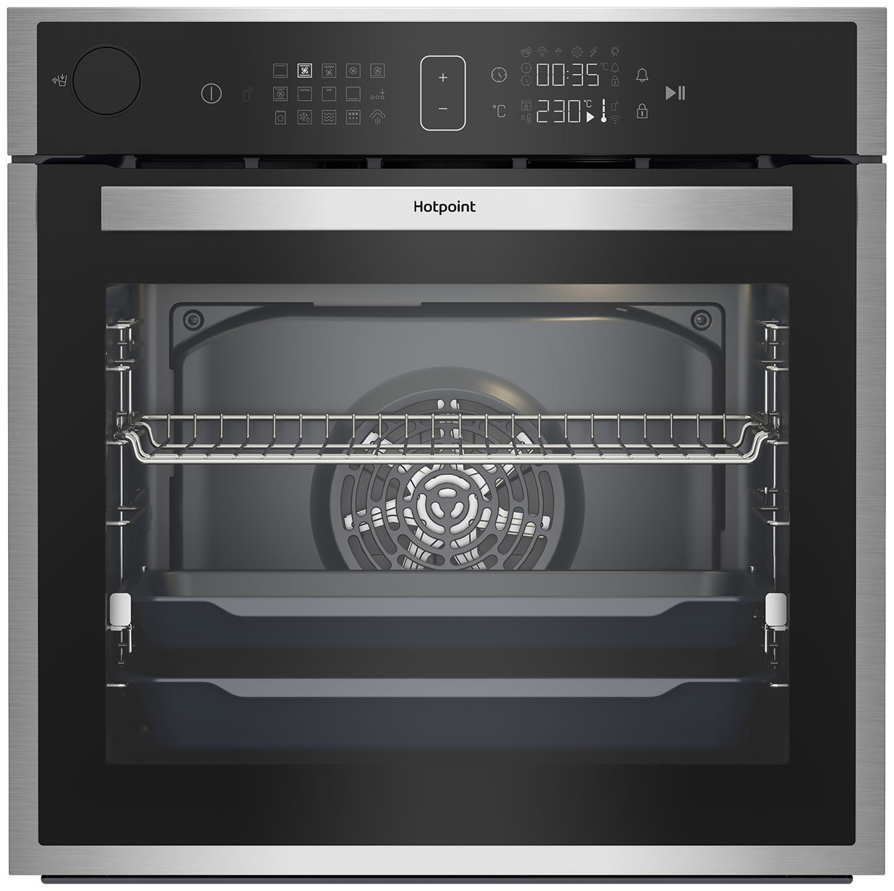 Изображение товара Встраиваемый духовой шкаф Hotpoint Fe9 S1351 Dsh Ix 72 л конвекция и гриль нержавеющая сталь