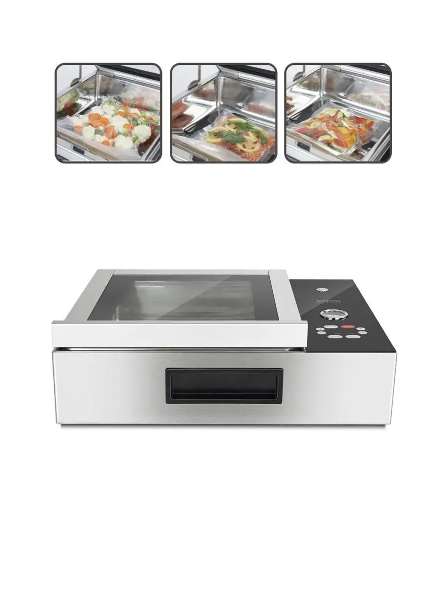 Изображение товара Вакуумный упаковщик камерный CASO VacuChef Slim-Line 8 л профессиональный