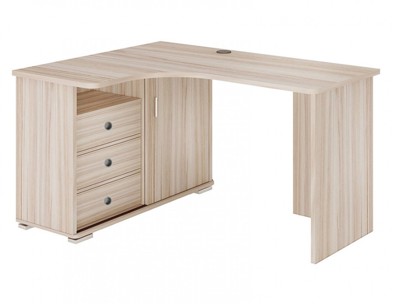 Изображение товара Стол Мэрдэс СР-165С К-ЛЕВ угловой из ЛДСП 116x75x160 см цвет карамель