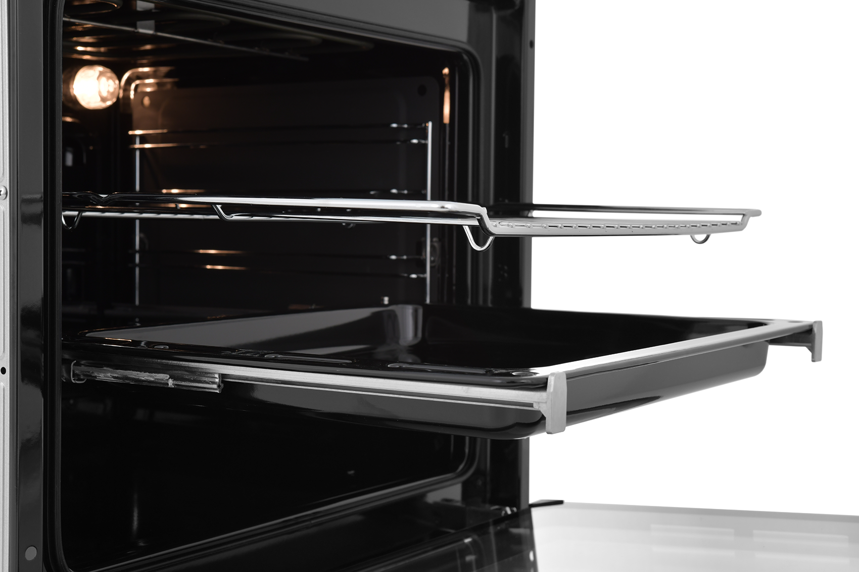 Изображение товара Встраиваемый духовой шкаф Zugel ZOE601W белый 75л сенсорное управление