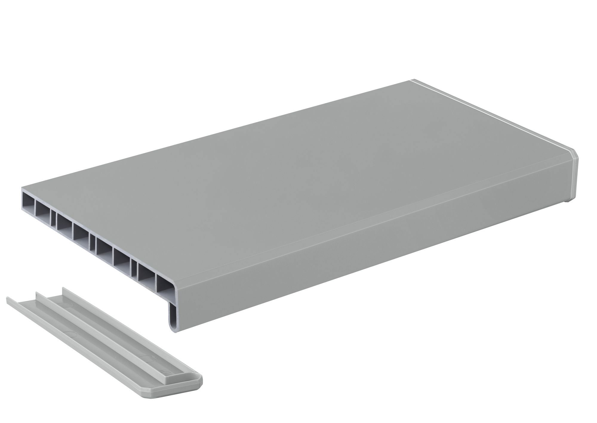 Изображение товара Подоконник Vitrage Design 1800х200х40 мм серый полуматовый