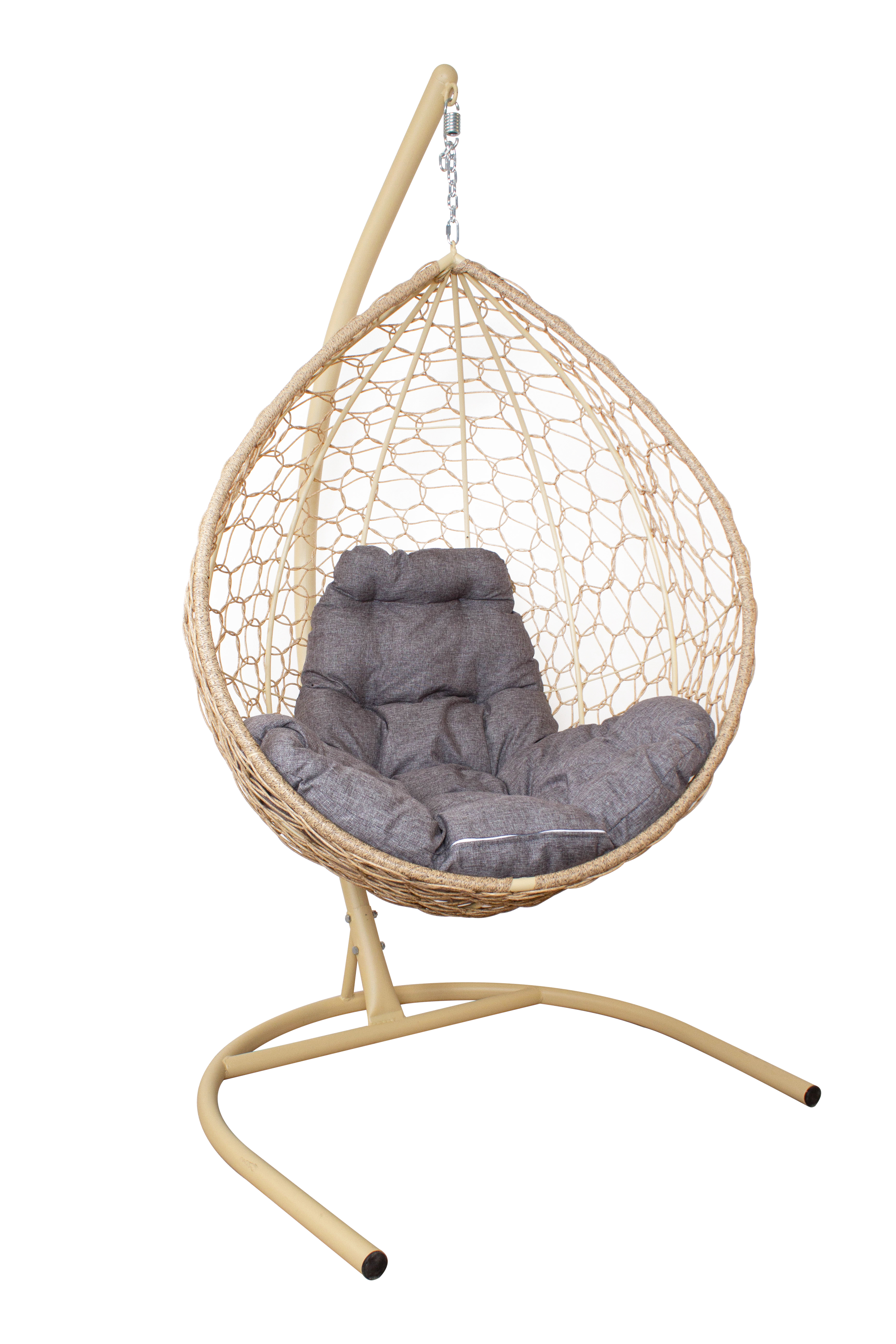 Изображение товара Кресло подвесное M-group 11830509 Капля home 1-х местные до 120 кг бежевый