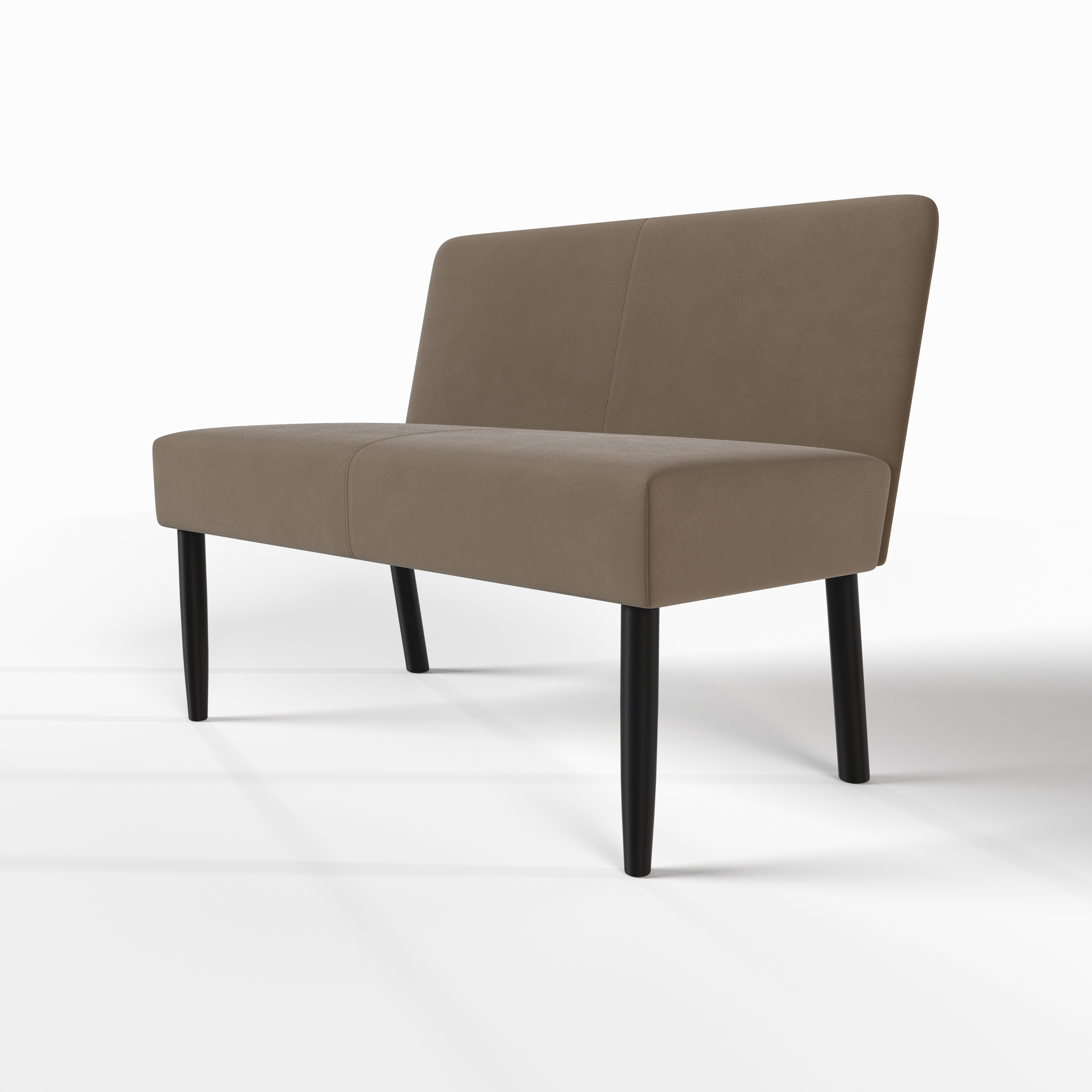 Изображение товара Диван Мюнхен из велюра 100x78x57 см коричневый SALON TRON