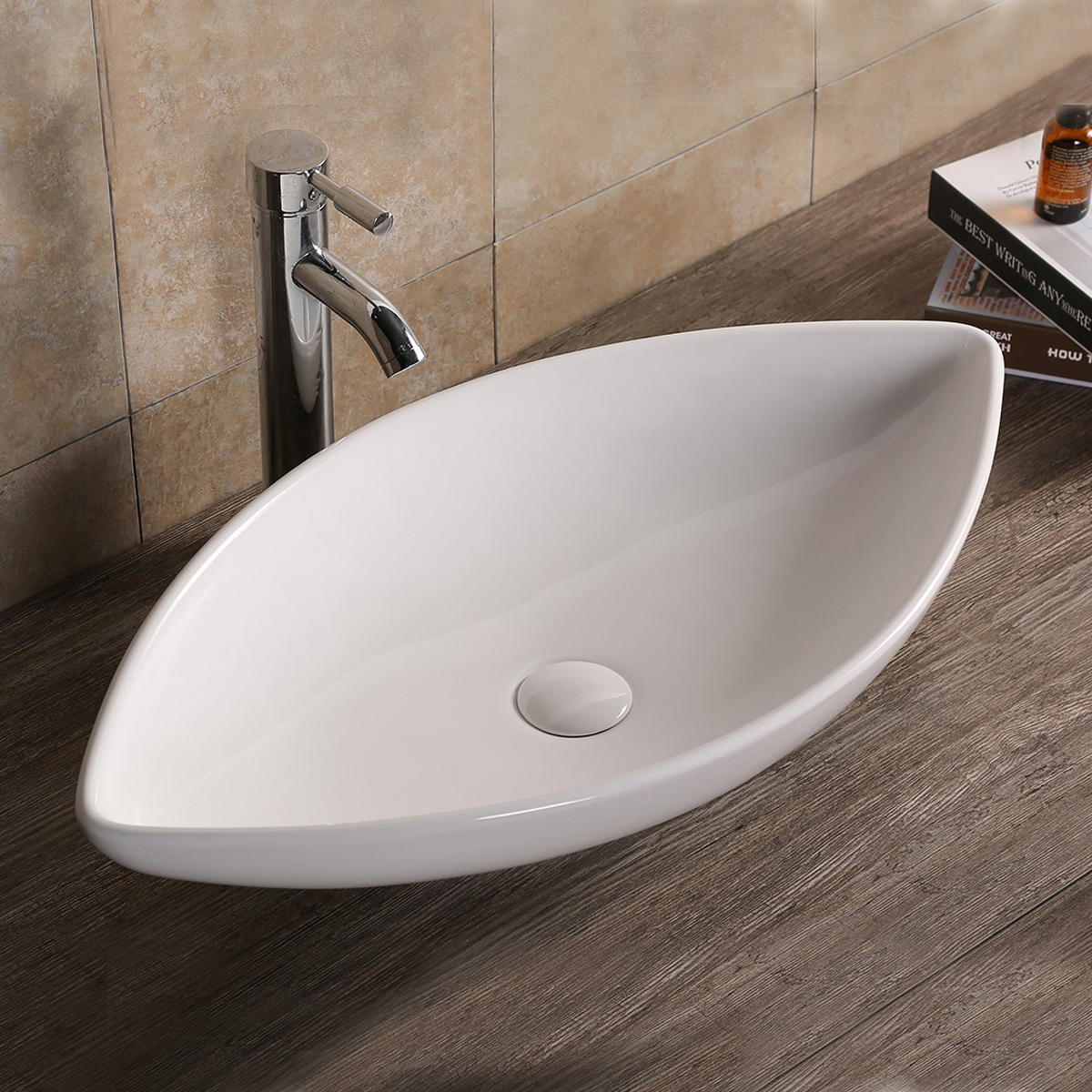 Изображение товара Раковина накладная Ceruttispa 9592 70см цвет белый