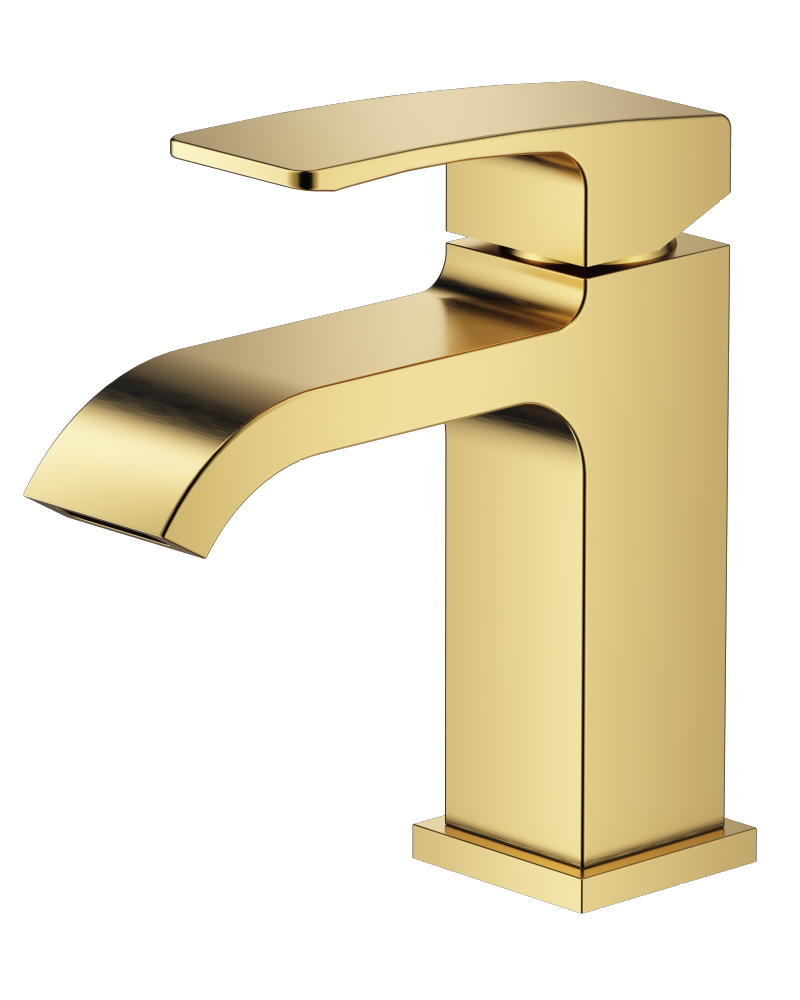 Изображение товара Смеситель для раковины Raglo R02 R02.10.03 однорычажный цвет золотой