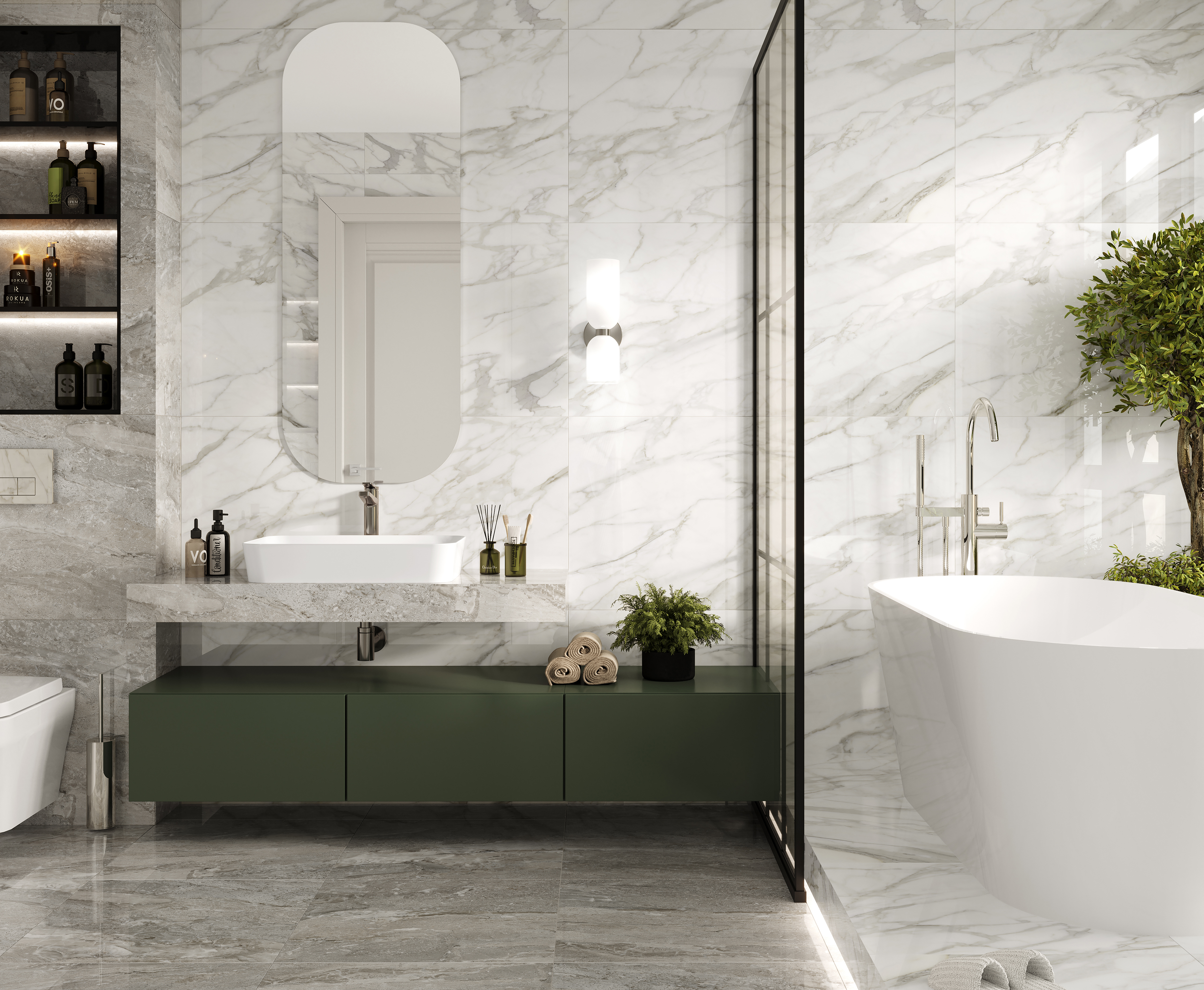 Изображение товара Керамогранит Laparet Angel Blanco 59.5x119.1 см, белый