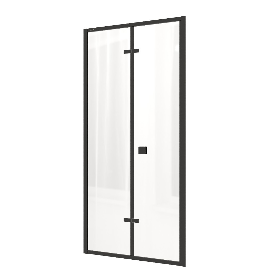 Изображение товара Душевая дверь Ceruttispa 9205 80см эффект стекла прозрачный складной