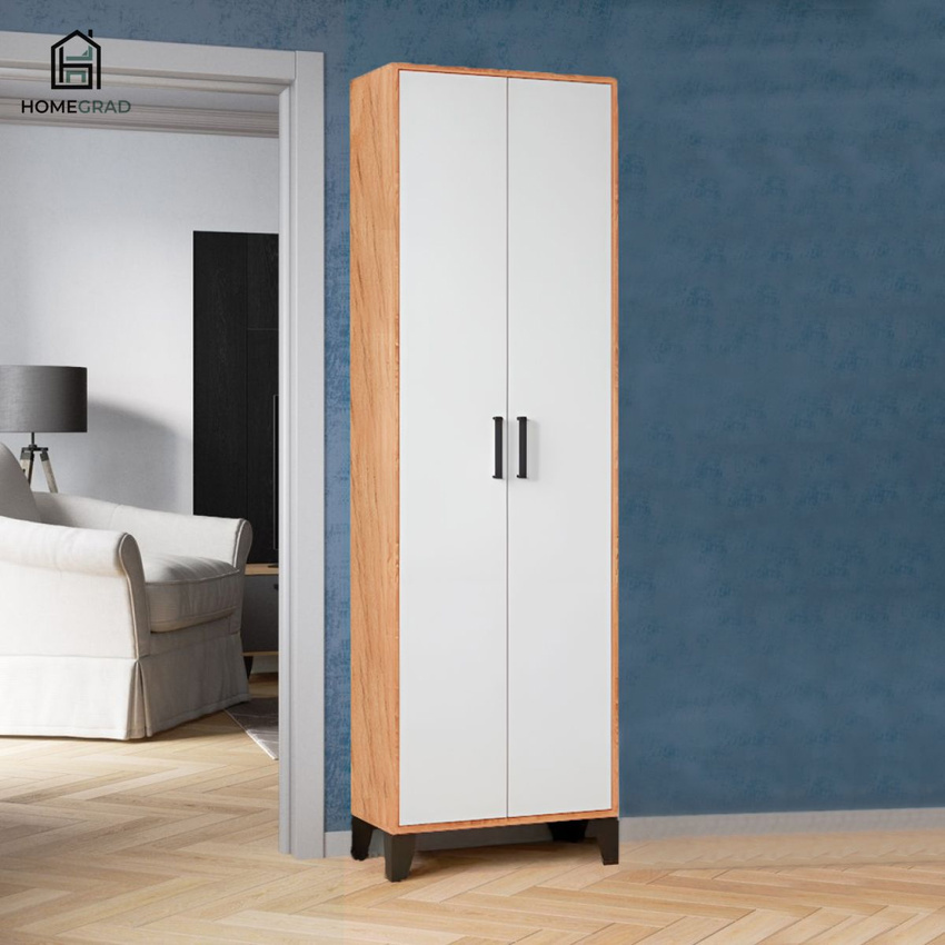 Изображение товара Шкаф для прихожей Vitra 60x200x34 см Дуб крафт золотой современный стиль