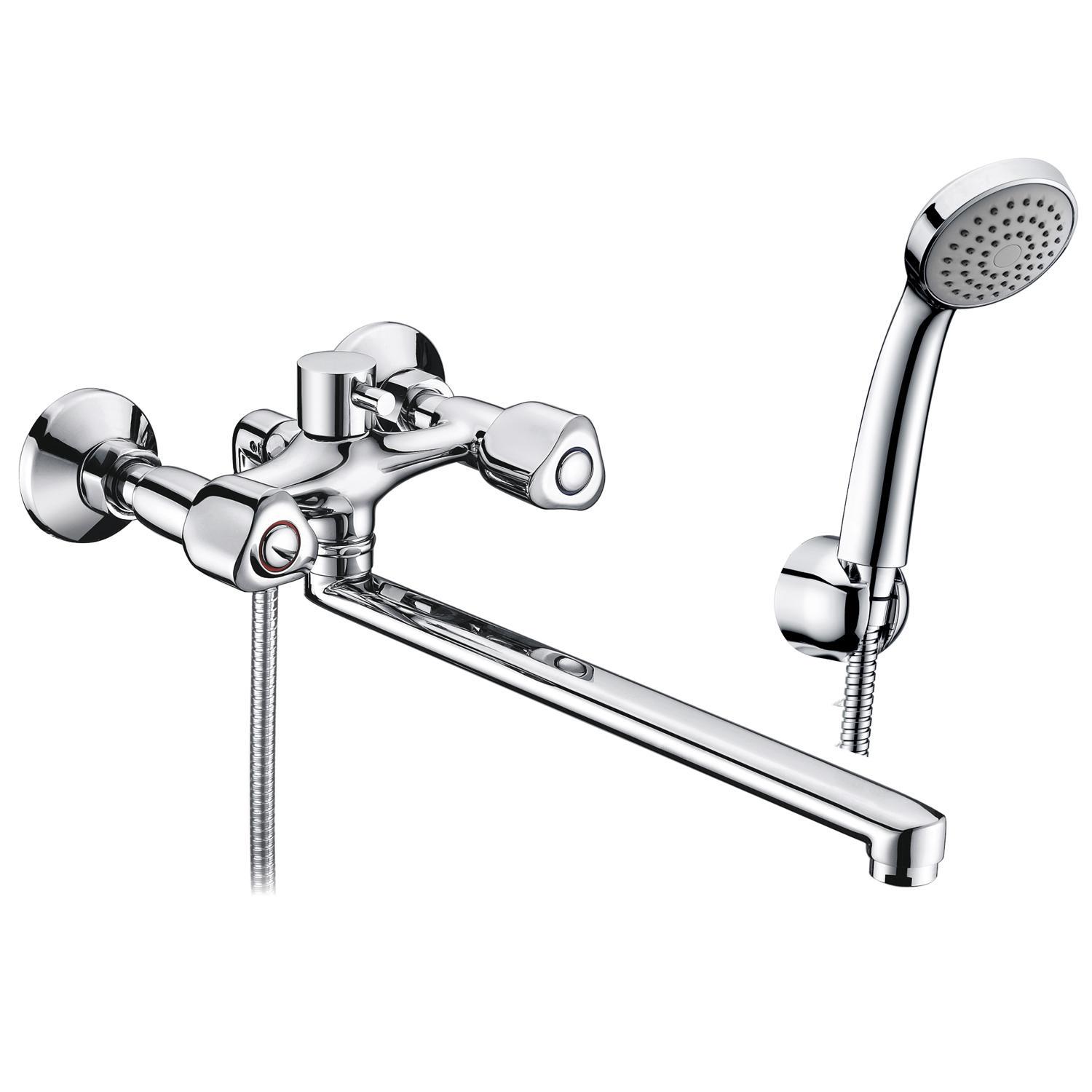 Изображение товара WASSERKRAFT 2902L Смеситель для ванны с керамическими кранбуксами и стационарным изливом 32 2 см