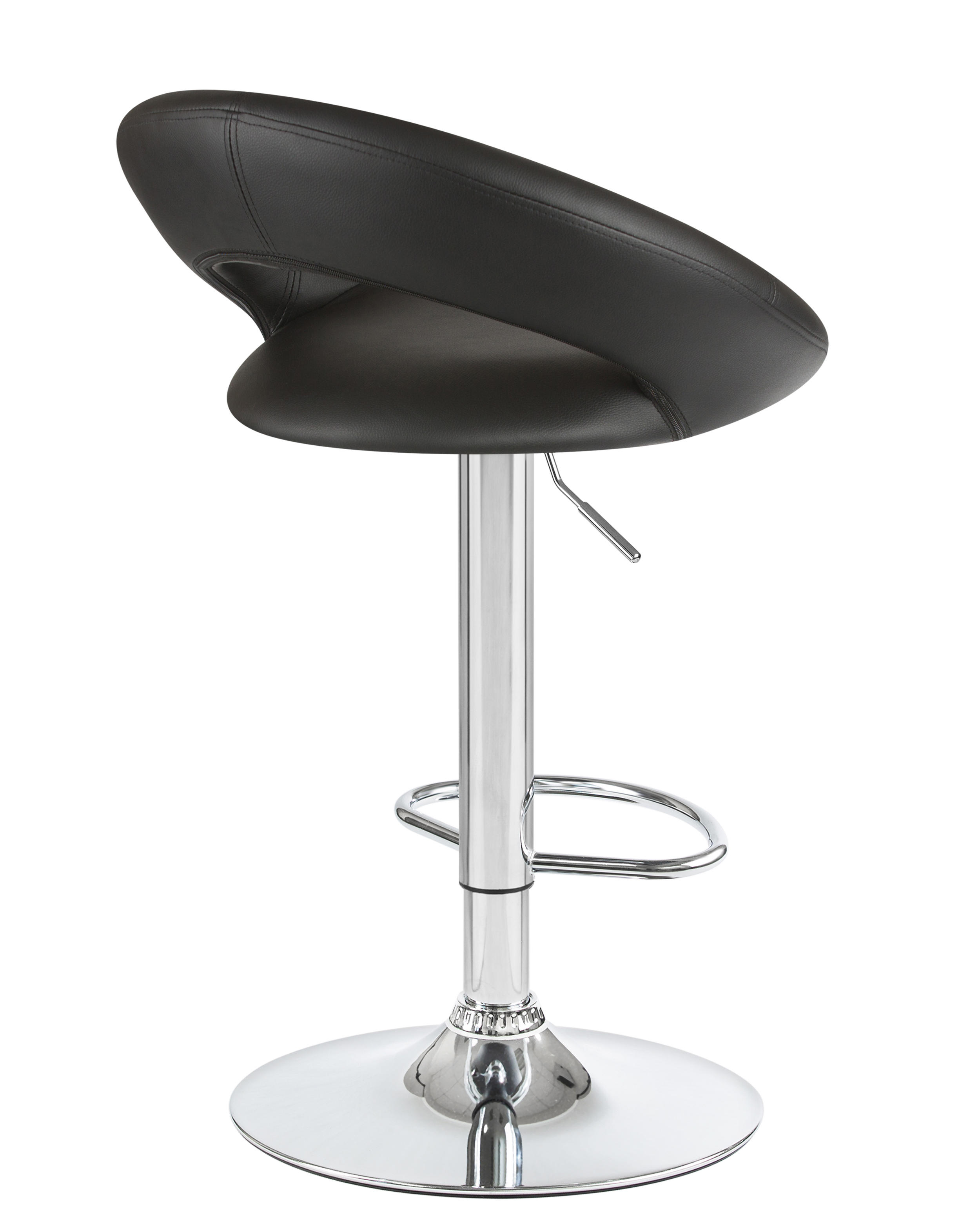 Изображение товара Барный стул Dobrin Mira черный с регулируемой высотой и вращением