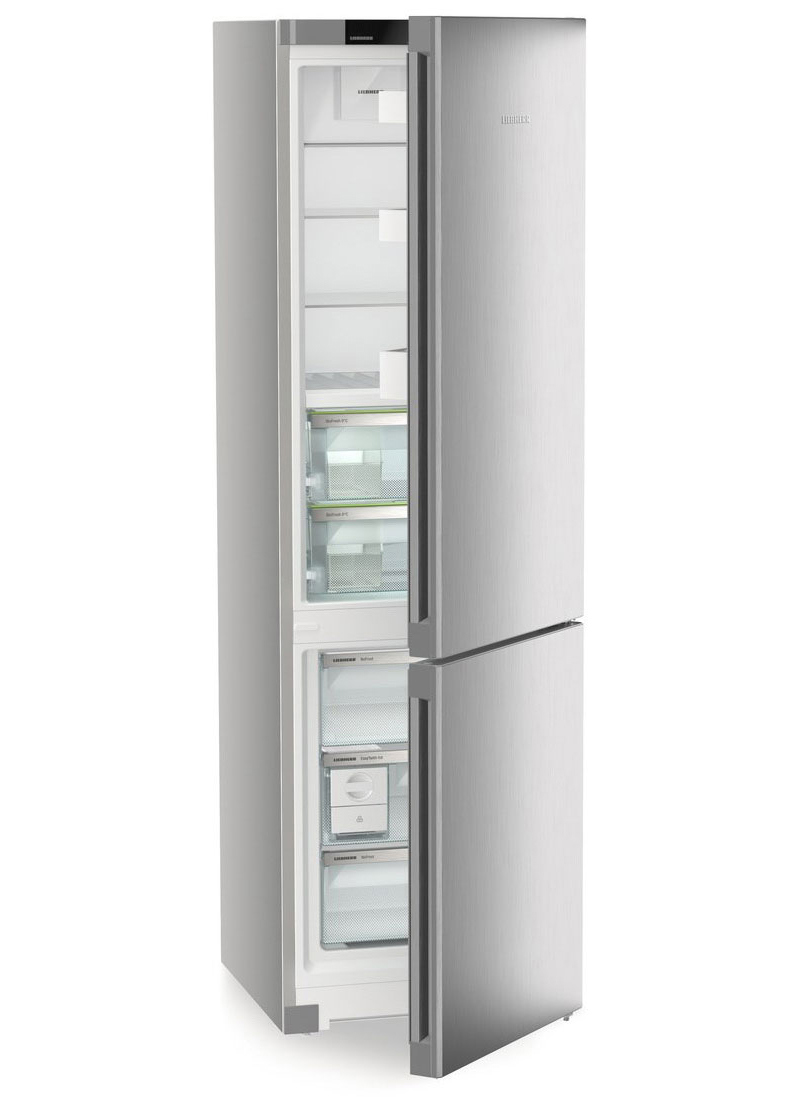 Изображение товара Двухкамерный холодильник Liebherr CBNsfc 57vi-22 001 серебристый с зоной свежести