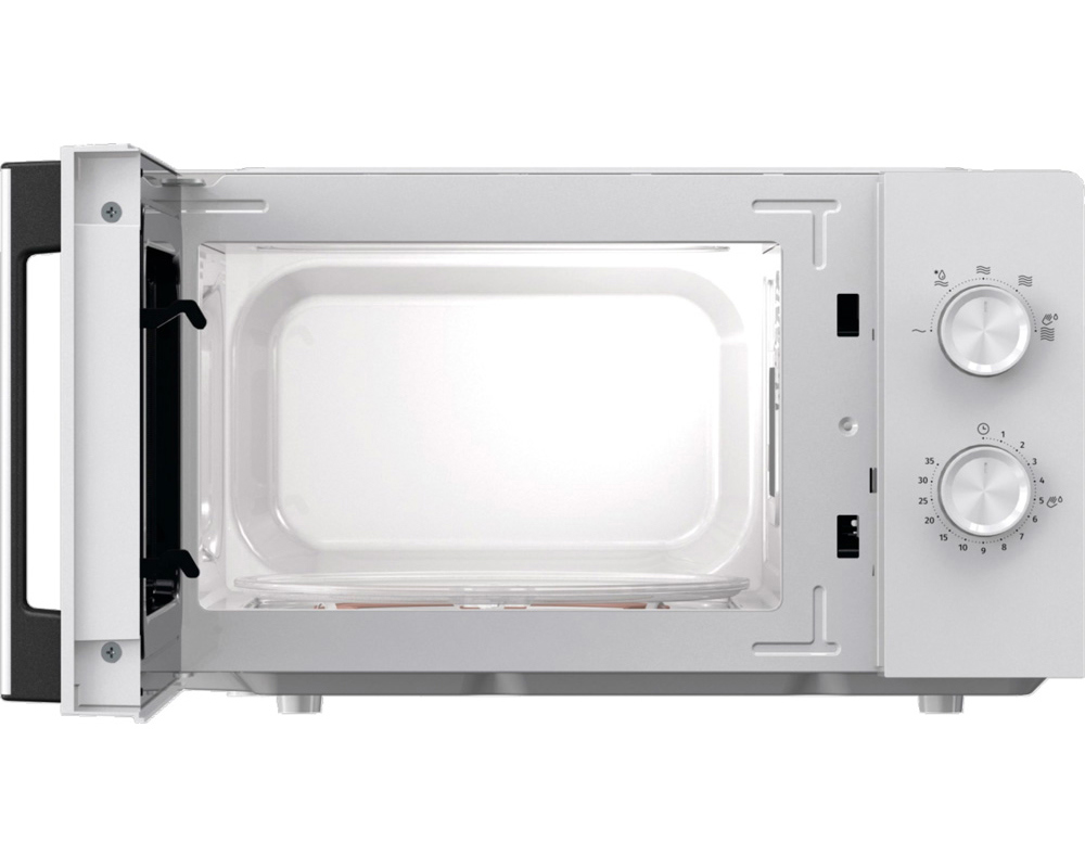 Изображение товара Отдельностоящая микроволновая печь Gorenje MO20E1WH 20 л 800 Вт бело-черный